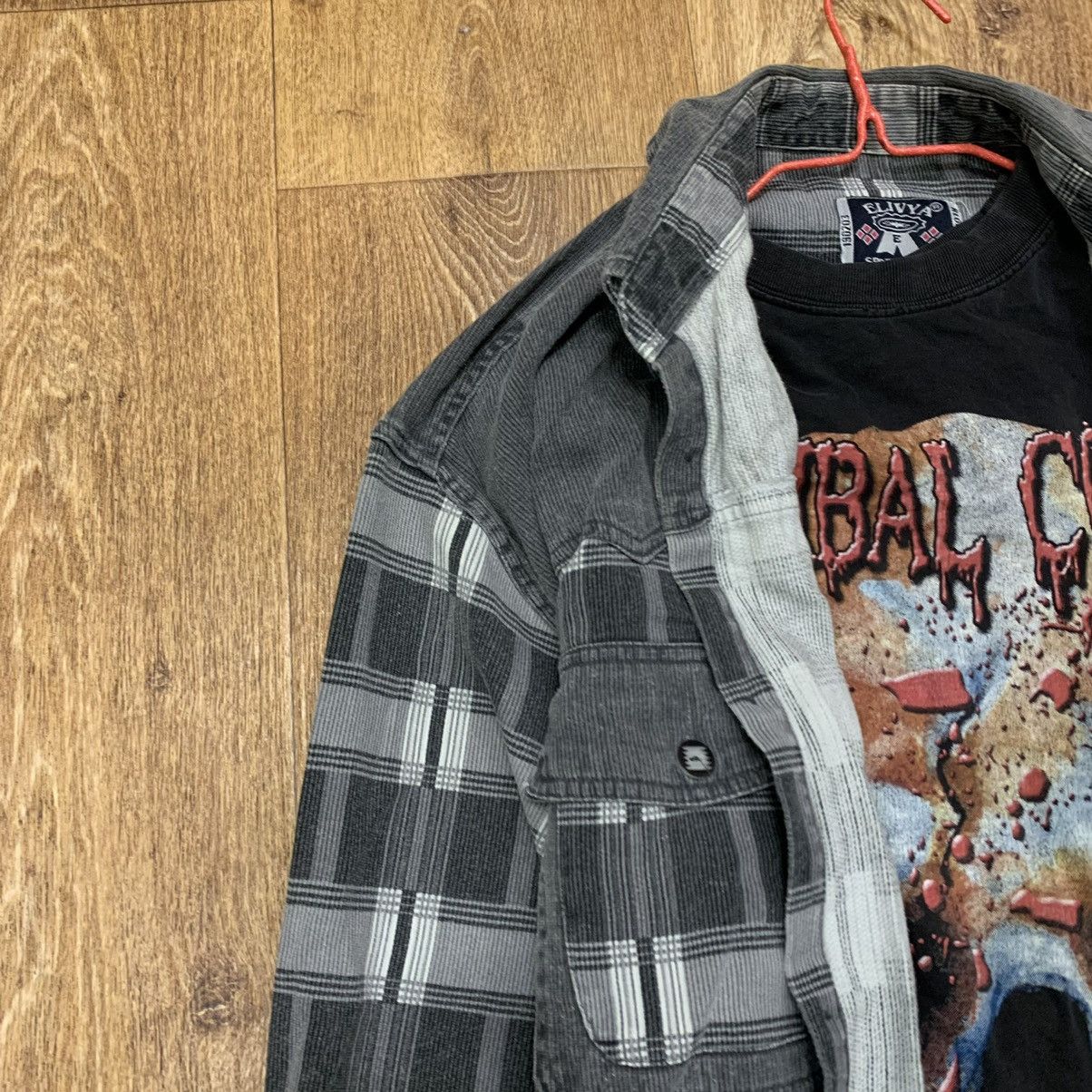 Flannel Vintage 90s Plaid Flannel Shirt Y2K Streetwear Checkered Size US XXL / EU 58 / 5 - 4 Thumbnail