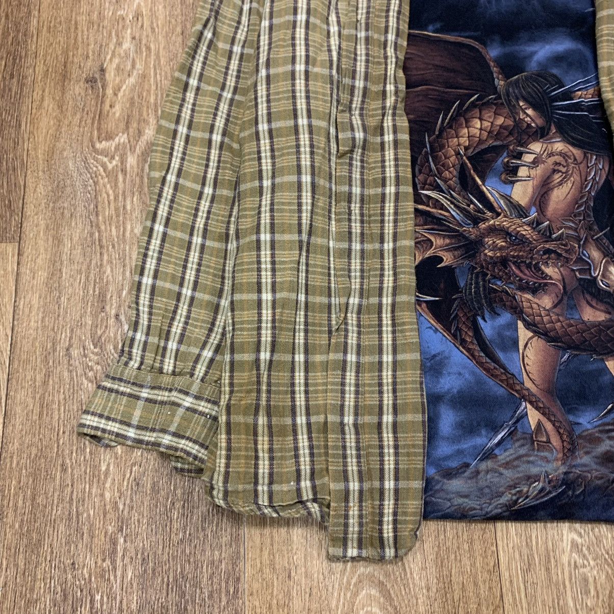 Flannel Vintage 90s Plaid Flannel Shirt Y2K Streetwear Checkered Size US M / EU 48-50 / 2 - 3 Thumbnail