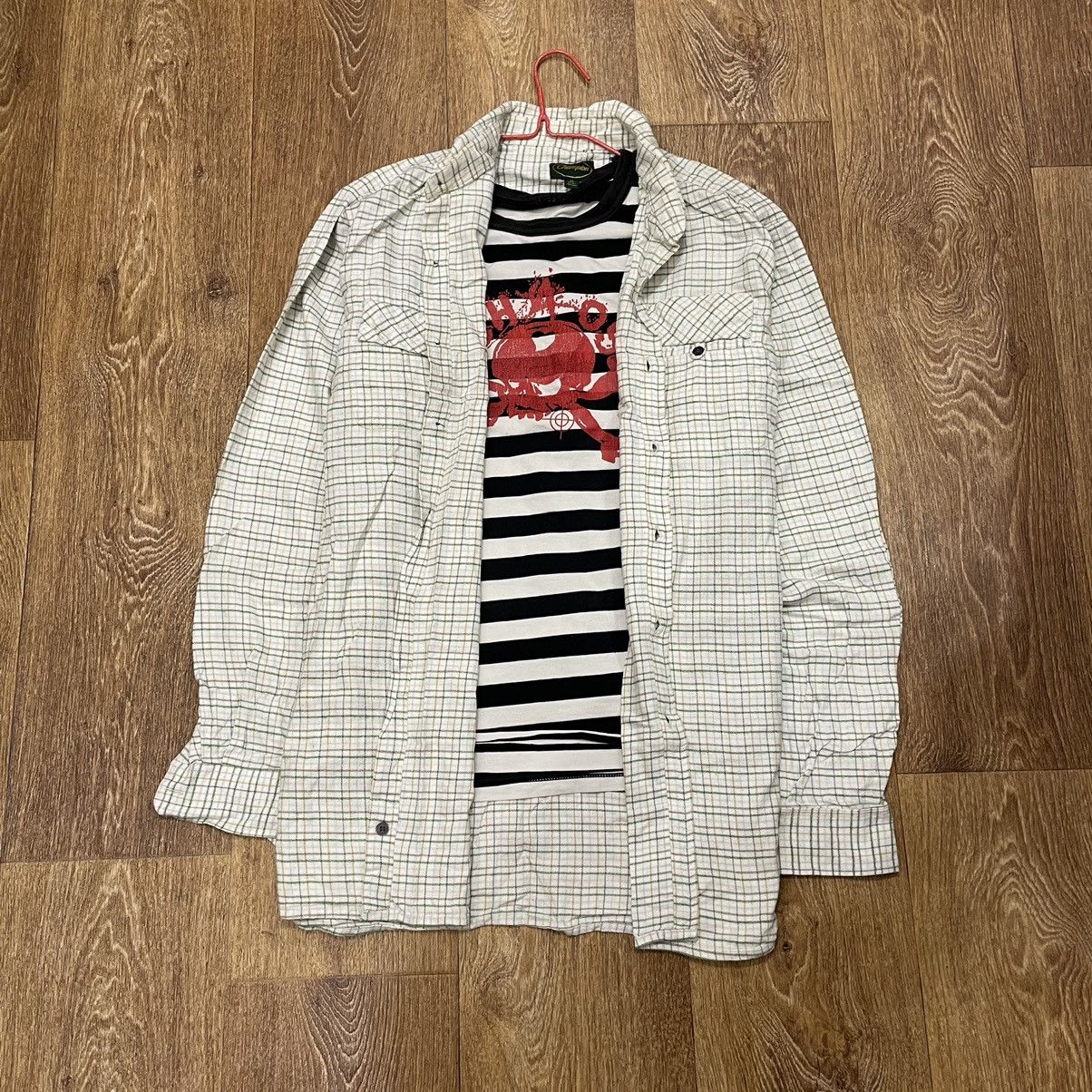 Vintage Vintage 90s Preppy Check Shirt Oversized Streetwear Faded XL Size US XL / EU 56 / 4 - 1 Thumbnail