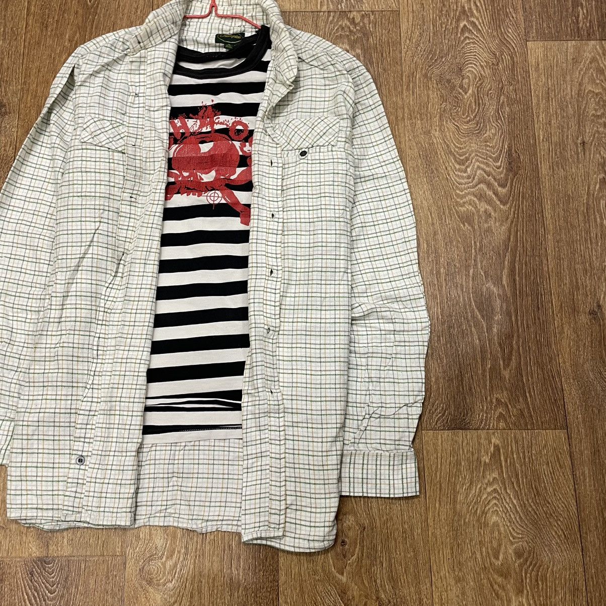 Vintage Vintage 90s Preppy Check Shirt Oversized Streetwear Faded XL Size US XL / EU 56 / 4 - 2 Thumbnail
