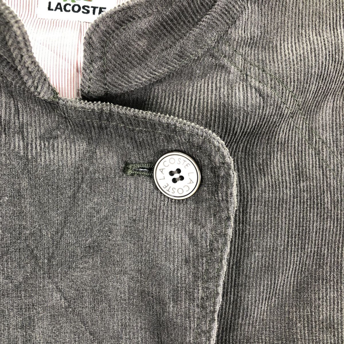 Lacoste Vintage Lacoste Coduroy Coat Jacket Size US S / EU 44-46 / 1 - 8 Thumbnail