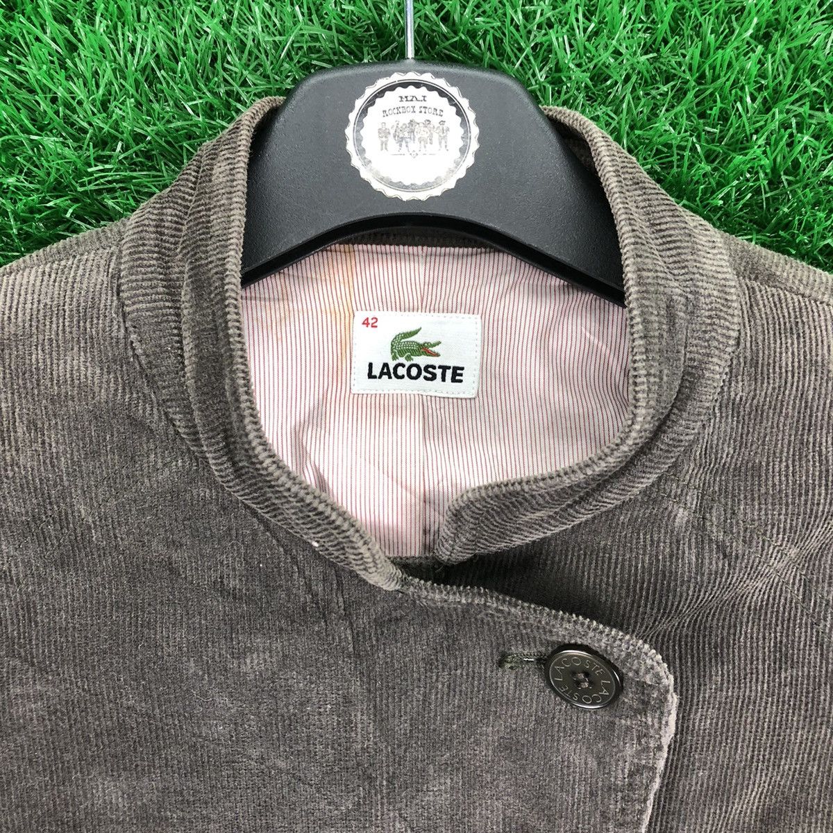 Lacoste Vintage Lacoste Coduroy Coat Jacket Size US S / EU 44-46 / 1 - 7 Thumbnail