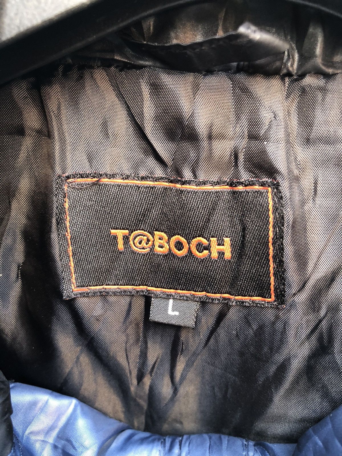 Japanese Brand Vintage 90's Puffer Zipper Jacket Hoodie by T@BOCH Size US L / EU 52-54 / 3 - 14 Thumbnail