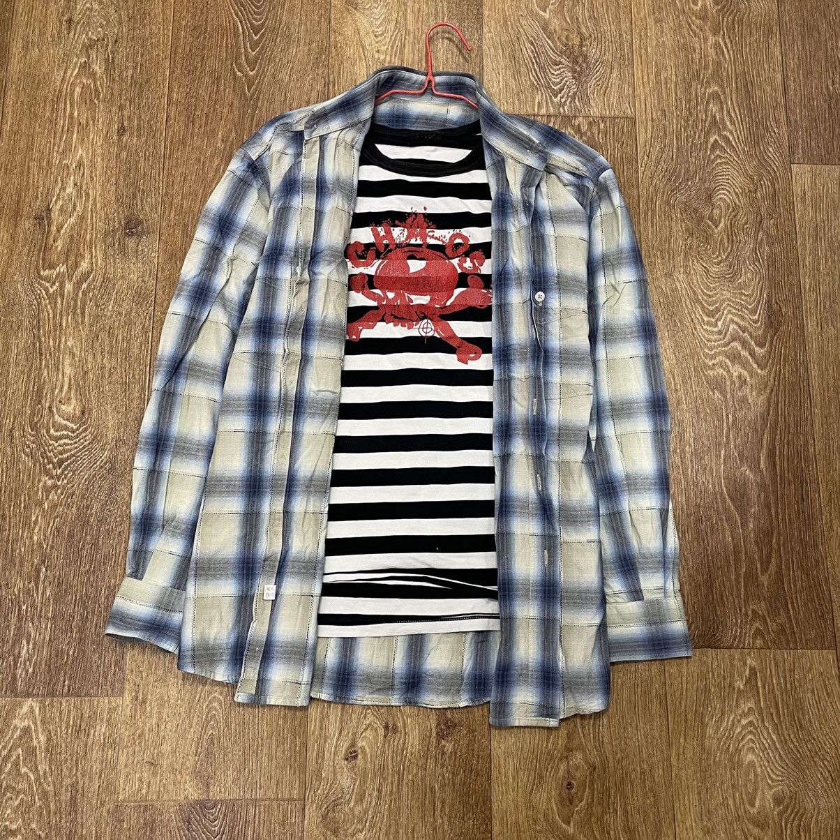 Vintage Vintage 90s Plaid Shirt Y2K Streetwear Grunge Oversized M Size US M / EU 48-50 / 2 - 1 Thumbnail