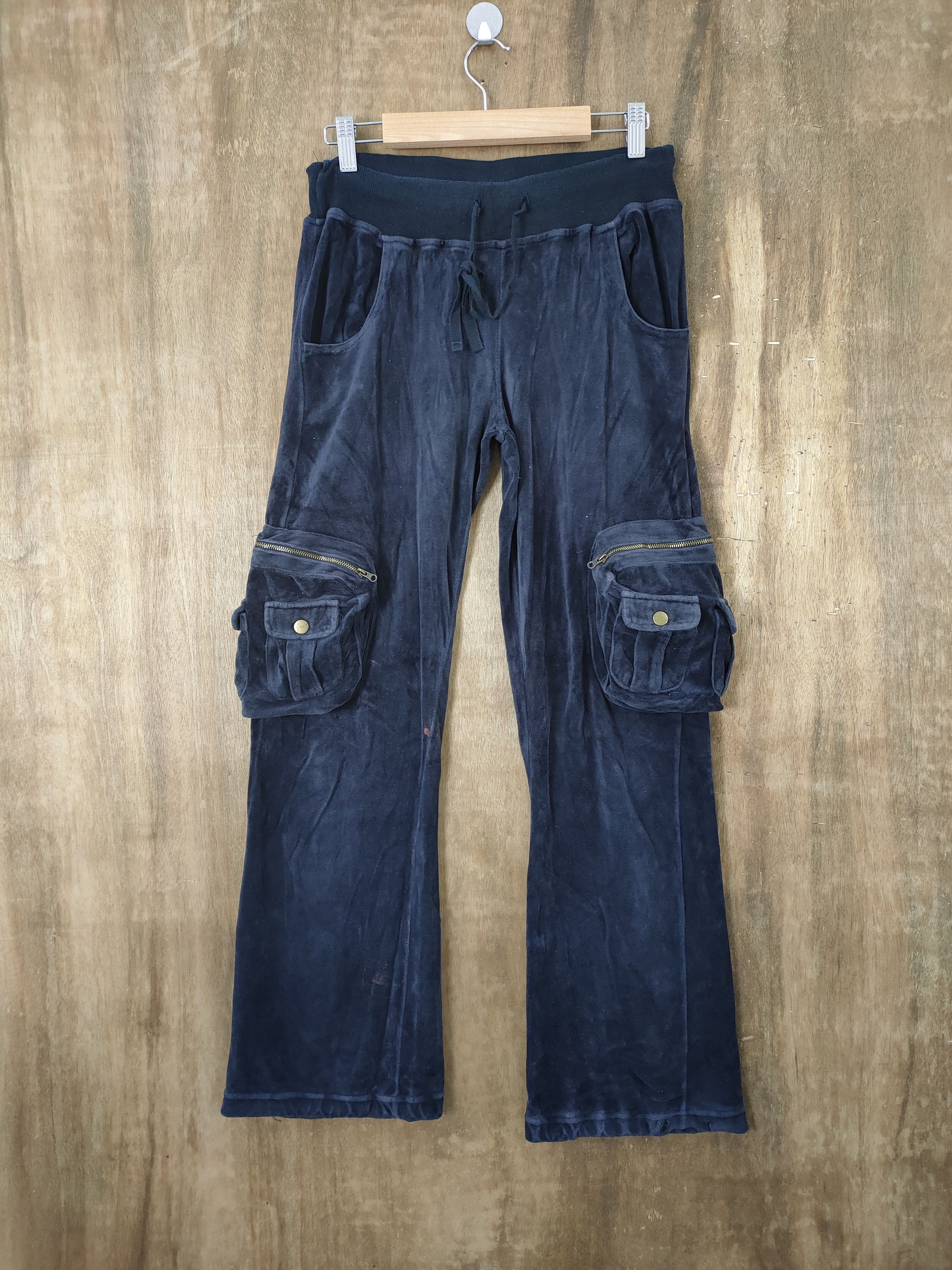image of Flare Cargo Pants in Black, Men's (Size 26)