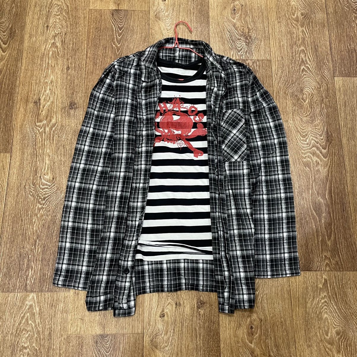 Vintage Vintage 90s Checkered Shirt Grunge Oversized Streetwear L Size US L / EU 52-54 / 3 - 1 Thumbnail