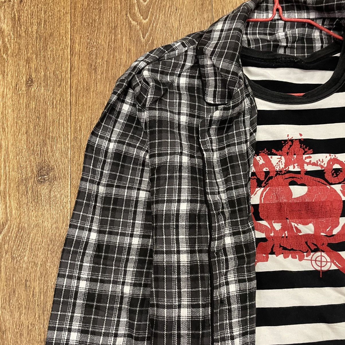 Vintage Vintage 90s Checkered Shirt Grunge Oversized Streetwear L Size US L / EU 52-54 / 3 - 4 Thumbnail