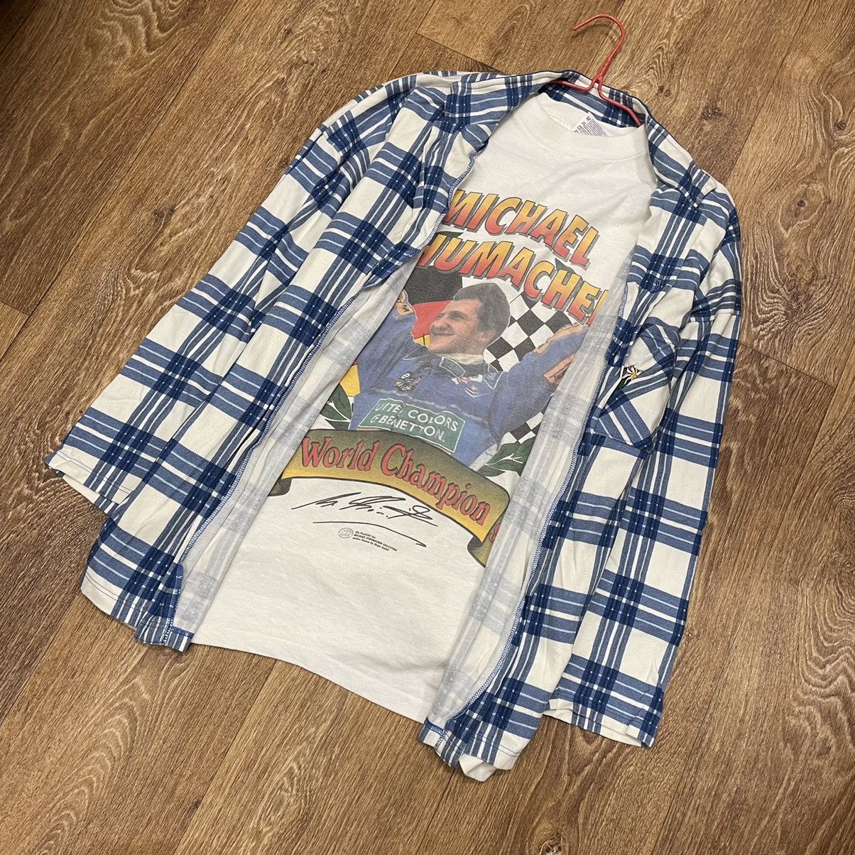 Vintage Vintage 90s Michael Dunlop Sun Faded Graphic Tee Grunge M Size US M / EU 48-50 / 2 - 3 Thumbnail
