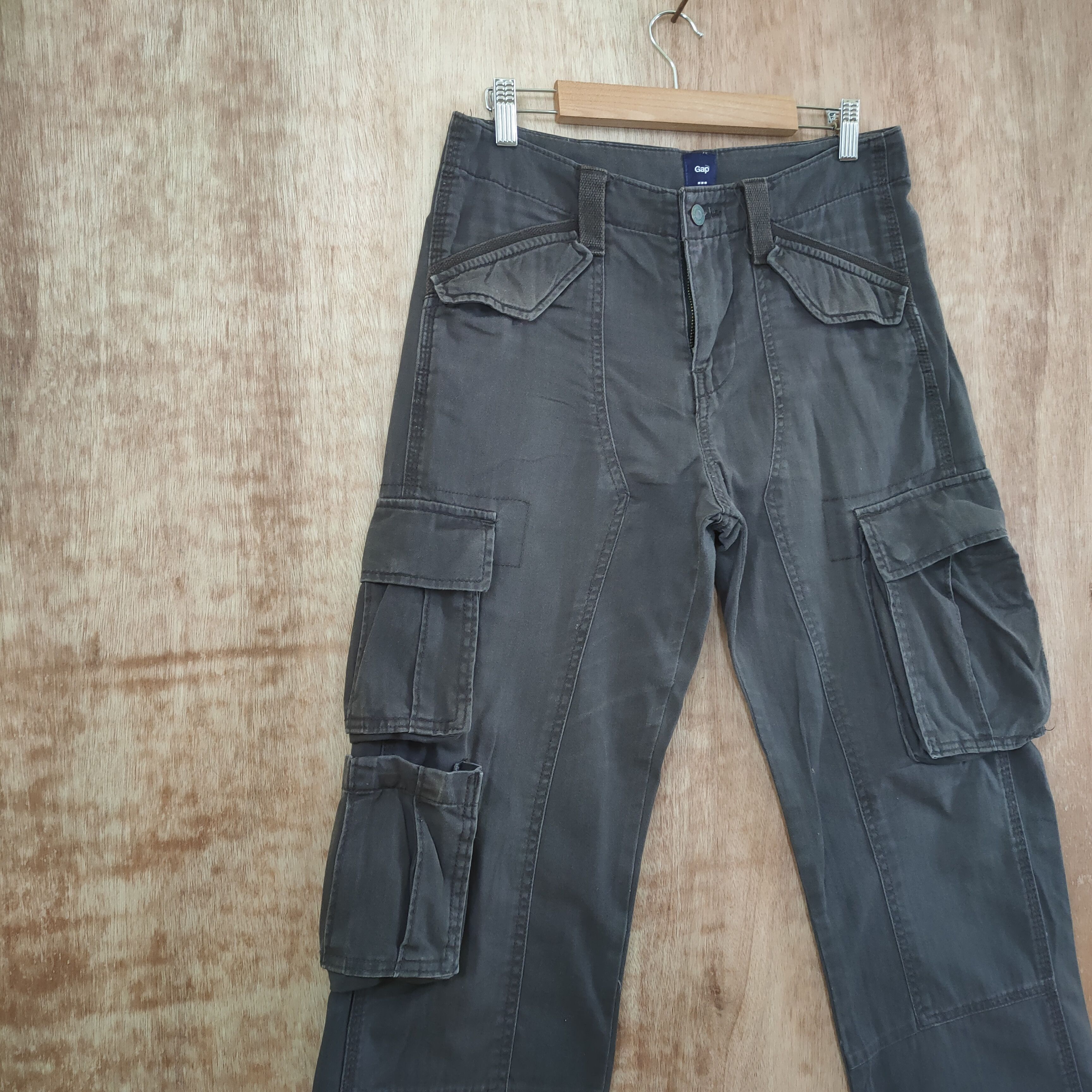 Japanese Brand VINTAGE JAPANESE BRAND DOUBLE KNEE CARGO PANTS Size US 30 / EU 46 - 16 Thumbnail