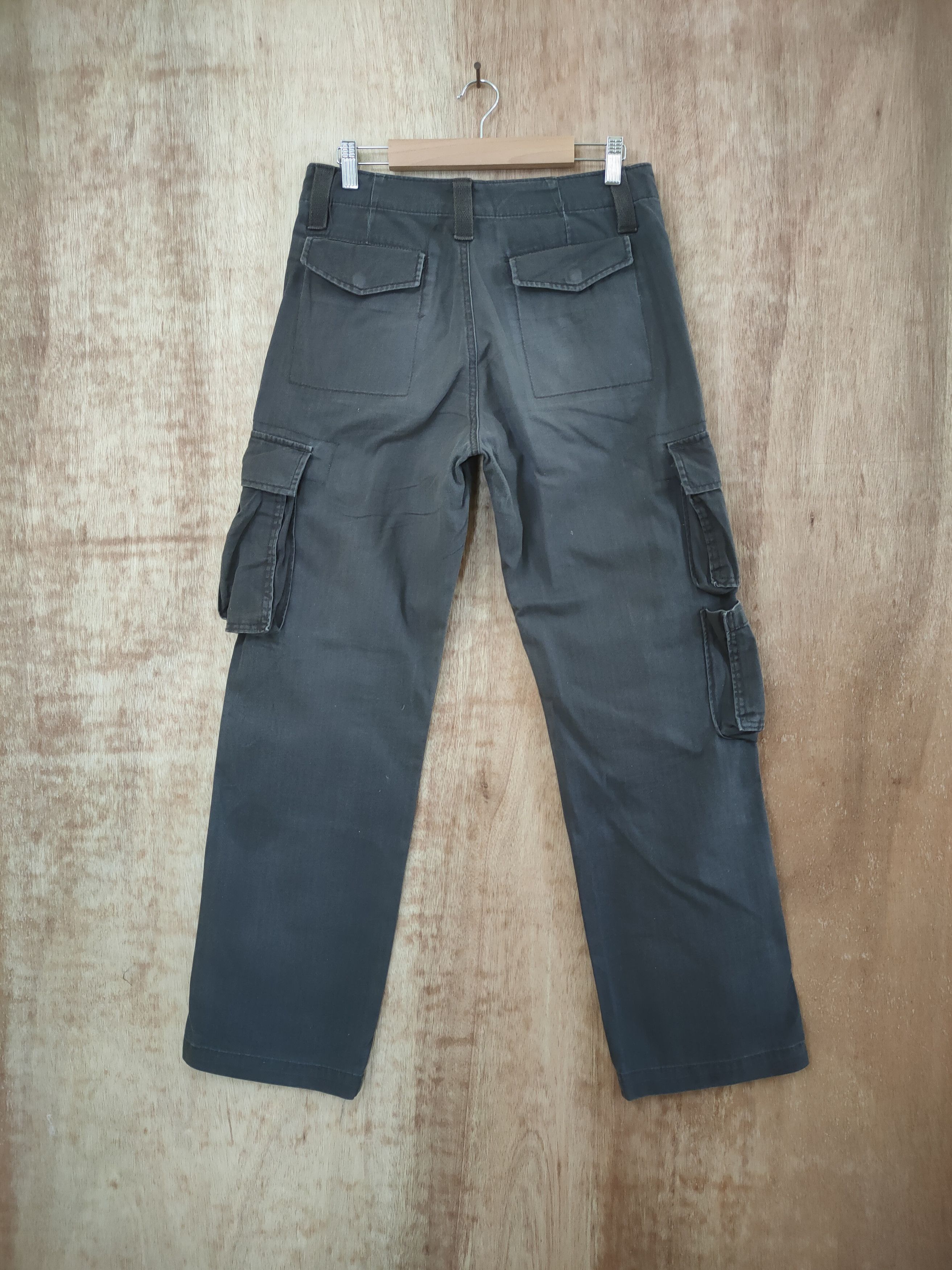 Japanese Brand VINTAGE JAPANESE BRAND DOUBLE KNEE CARGO PANTS Size US 30 / EU 46 - 4 Thumbnail