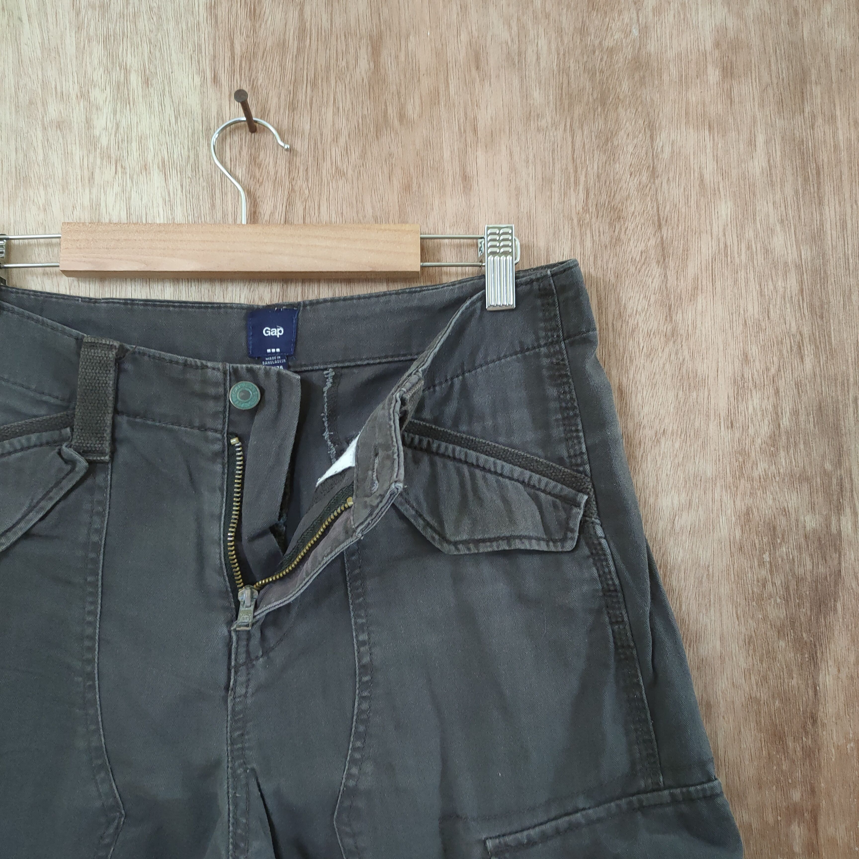 Japanese Brand VINTAGE JAPANESE BRAND DOUBLE KNEE CARGO PANTS Size US 30 / EU 46 - 11 Thumbnail