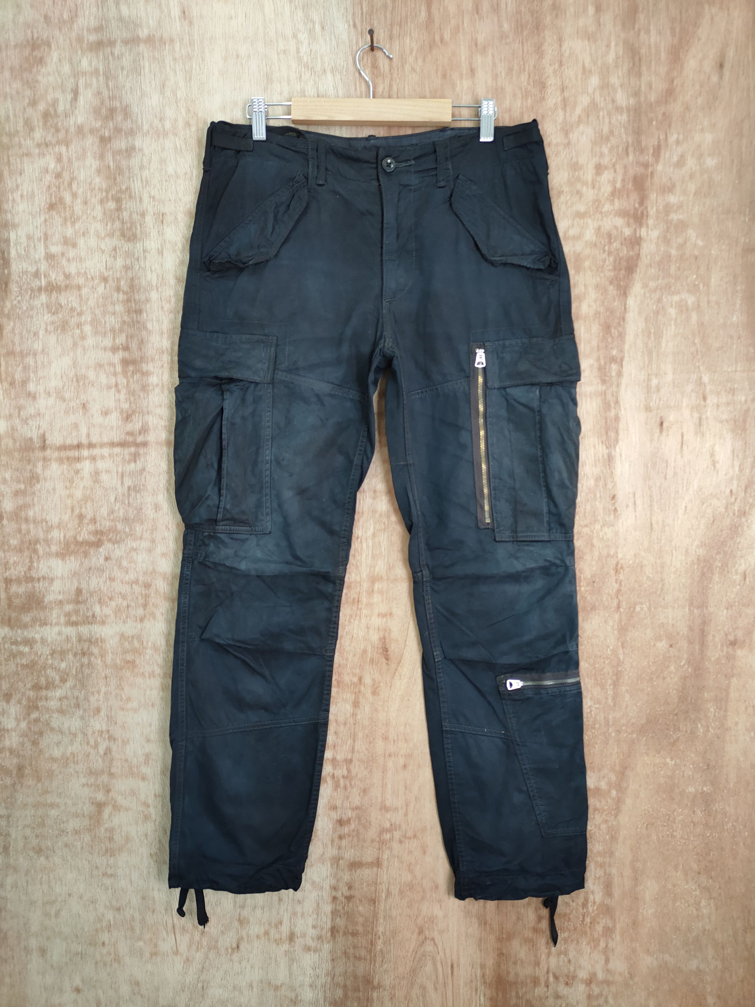 Polo Ralph Lauren 8 POCKET POLO RALPH LAUREN FADED CARGO PANTS Size US 32 / EU 48 - 1 Thumbnail