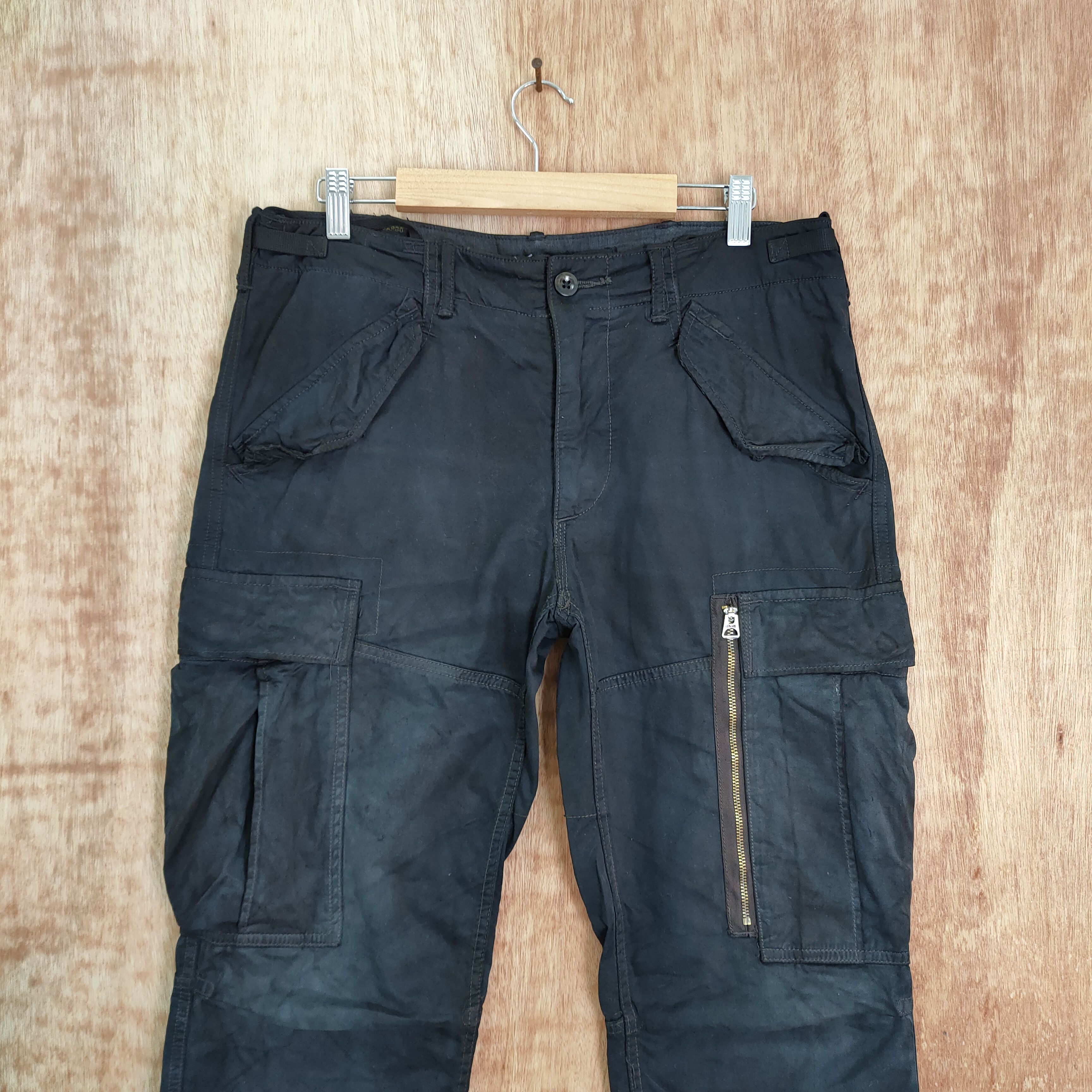 Polo Ralph Lauren 8 POCKET POLO RALPH LAUREN FADED CARGO PANTS Size US 32 / EU 48 - 2 Thumbnail