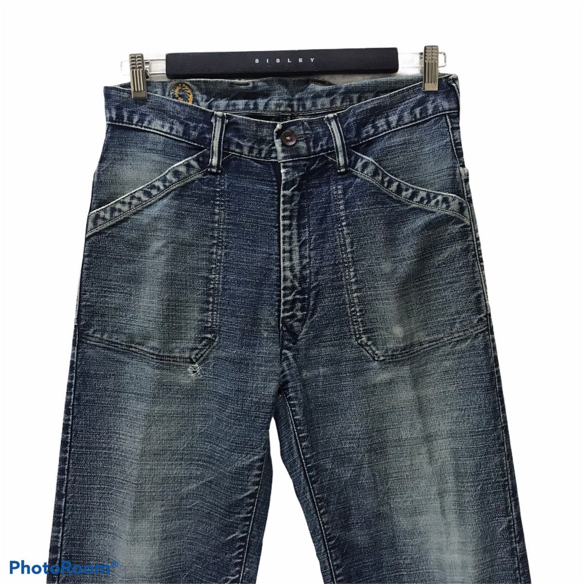 45rpm Vintage 45rpm Assymetrical Denim Fatigue Pants Size US 30 / EU 46 - 4 Thumbnail