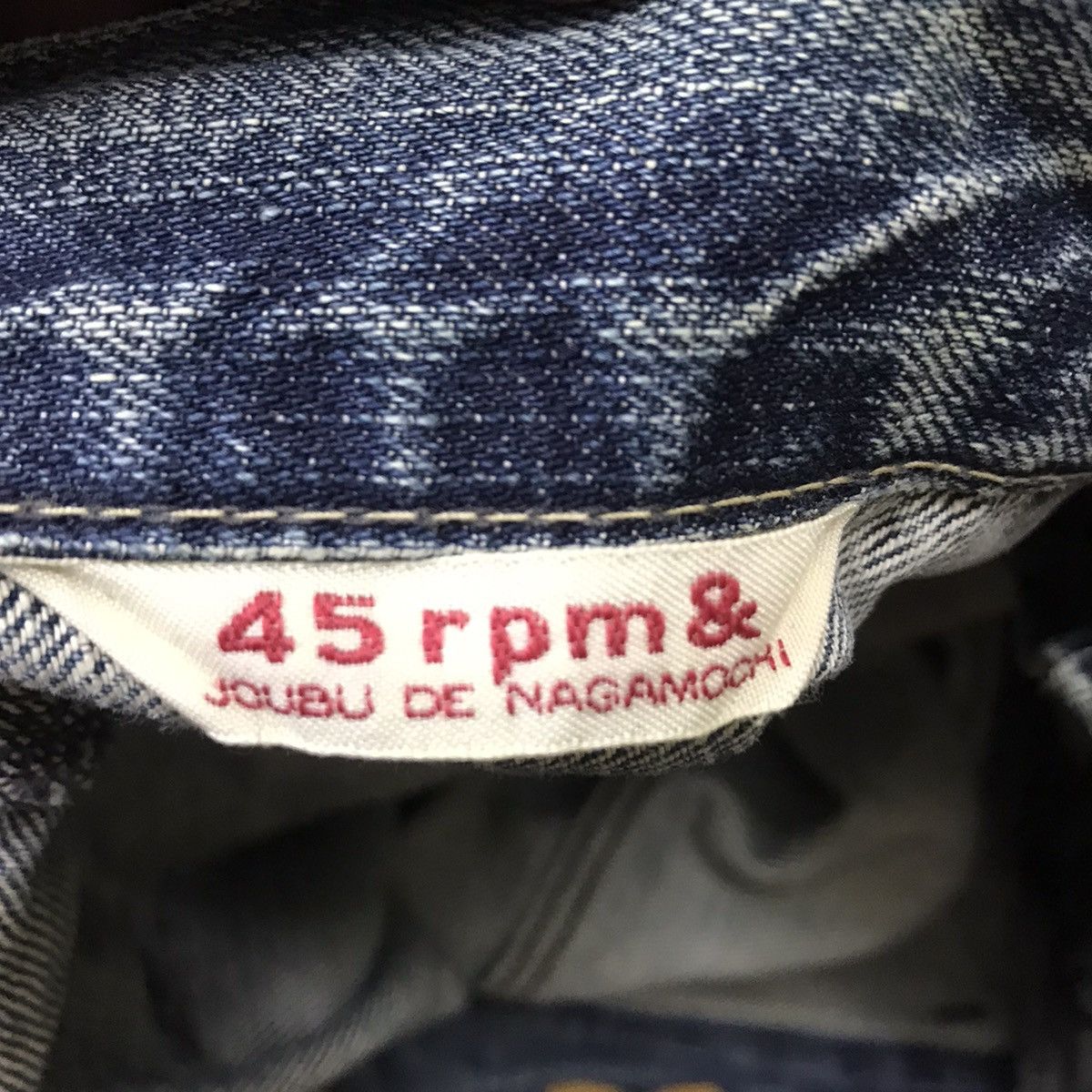 45rpm Vintage 45rpm Assymetrical Denim Fatigue Pants Size US 30 / EU 46 - 16 Thumbnail
