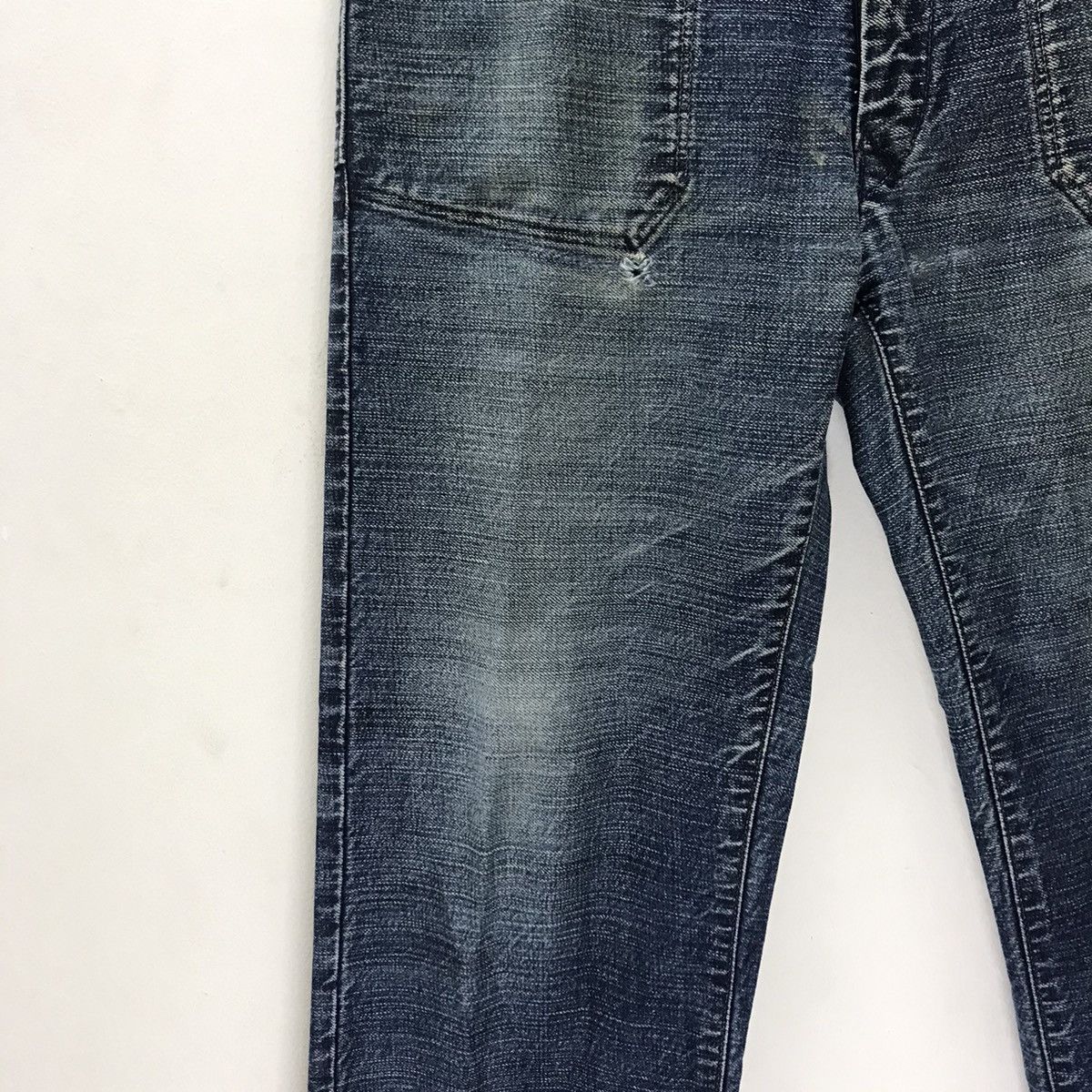 45rpm Vintage 45rpm Assymetrical Denim Fatigue Pants Size US 30 / EU 46 - 5 Thumbnail
