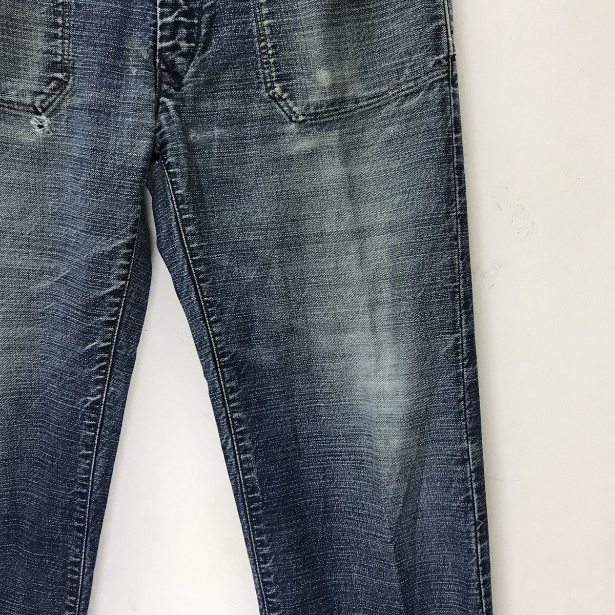 45rpm Vintage 45rpm Assymetrical Denim Fatigue Pants Size US 30 / EU 46 - 6 Thumbnail