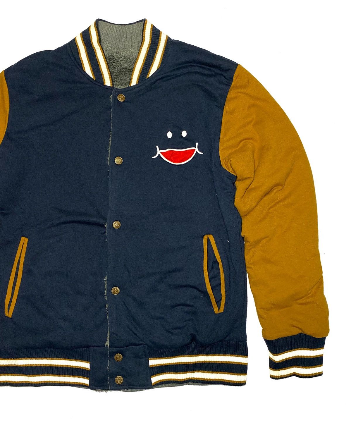 Japanese Brand × Shorty's Skateboards Skate Up! Smile Reversible Varsity Jacket Size US S / EU 44-46 / 1 - 3 Thumbnail