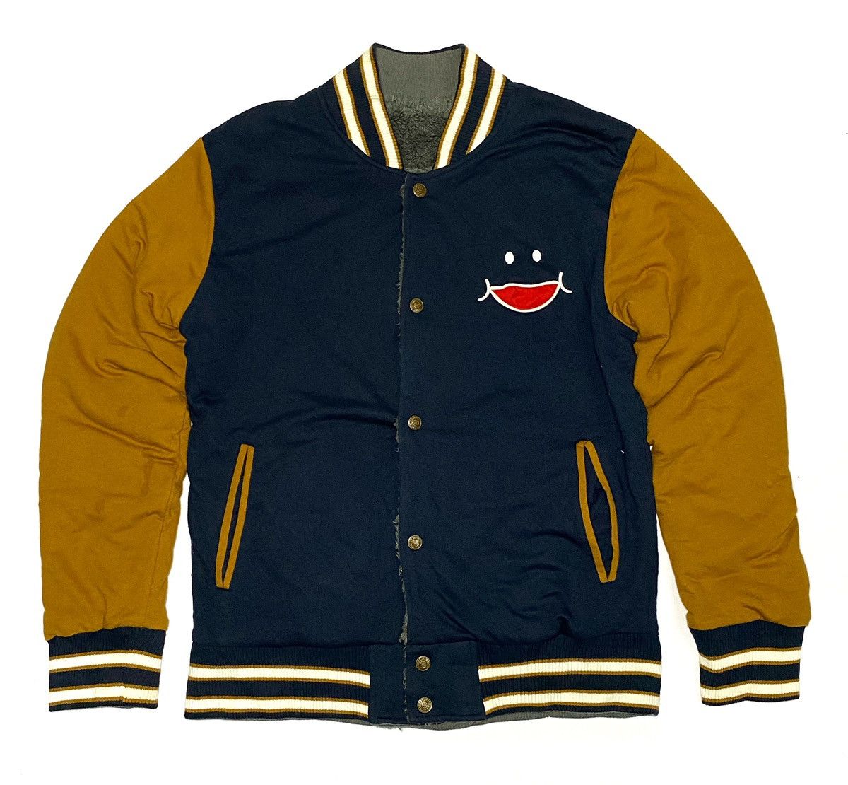 Japanese Brand × Shorty's Skateboards Skate Up! Smile Reversible Varsity Jacket Size US S / EU 44-46 / 1 - 2 Thumbnail