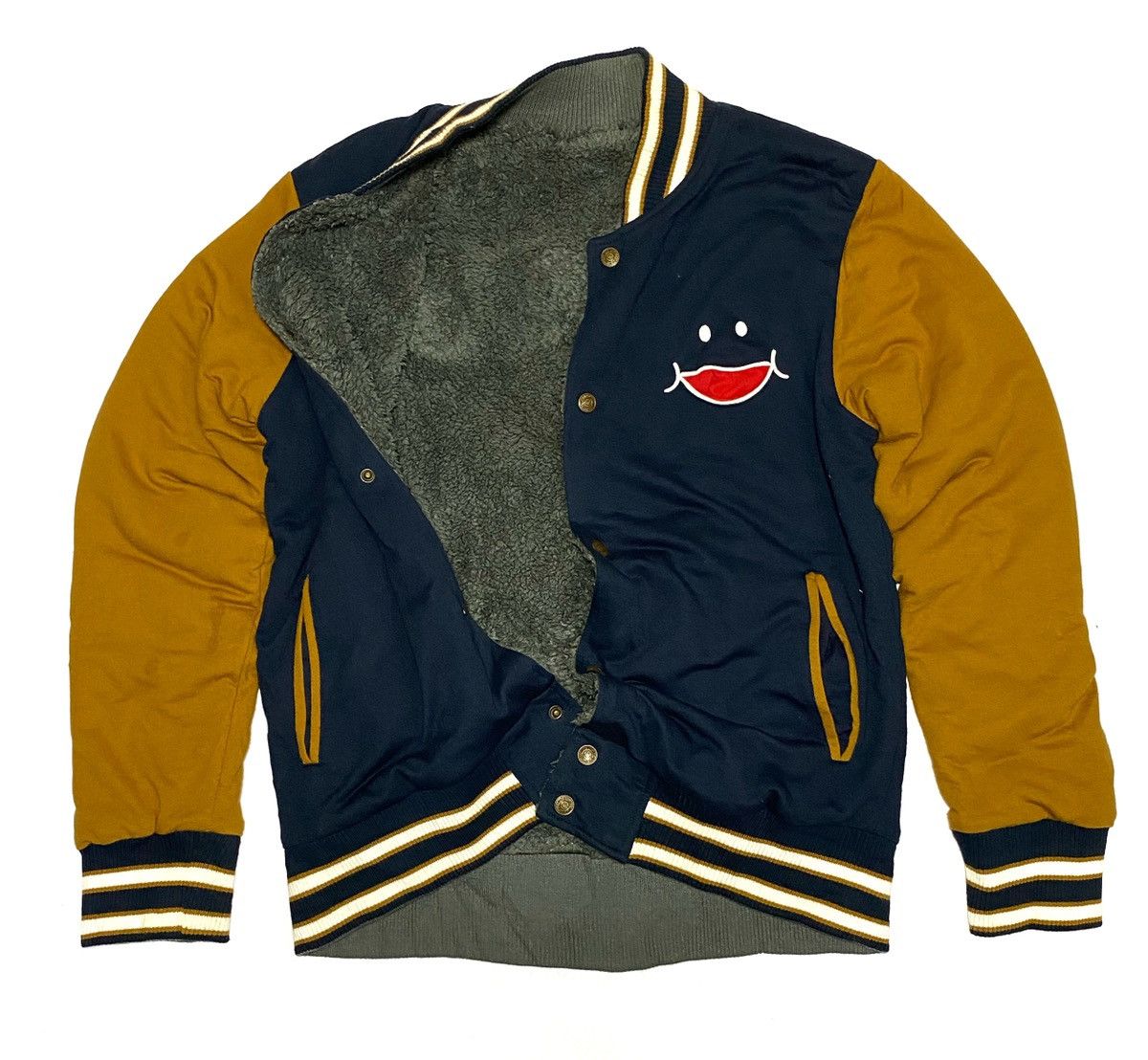 Japanese Brand × Shorty's Skateboards Skate Up! Smile Reversible Varsity Jacket Size US S / EU 44-46 / 1 - 5 Thumbnail