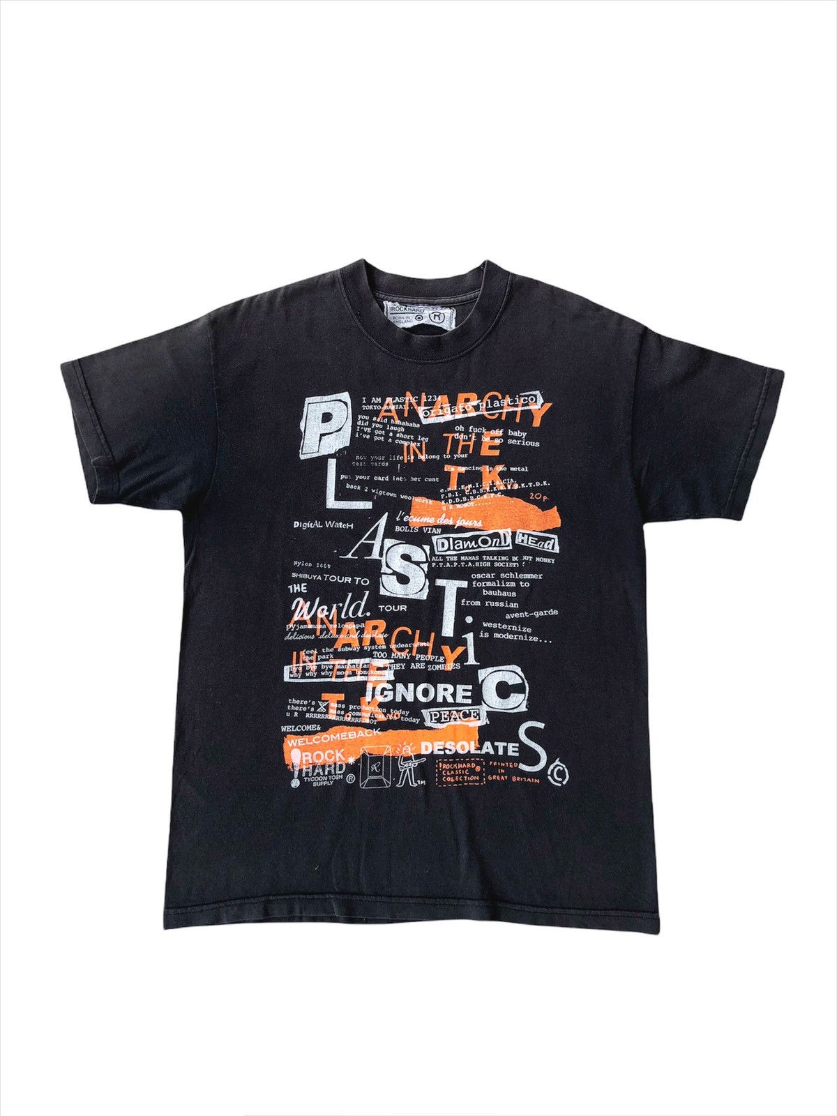 Band Tees RARE🔥Rockhard 🇬🇧 Plastics Anarchy Seditionary Shirt Size US M / EU 48-50 / 2 - 1 Thumbnail