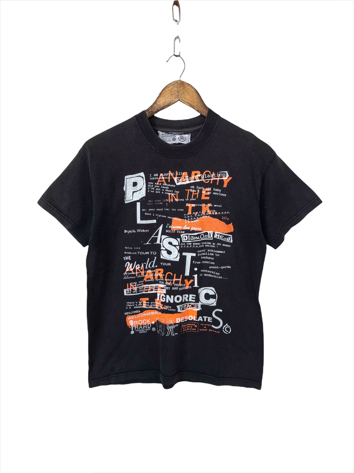 Band Tees RARE🔥Rockhard 🇬🇧 Plastics Anarchy Seditionary Shirt Size US M / EU 48-50 / 2 - 3 Thumbnail
