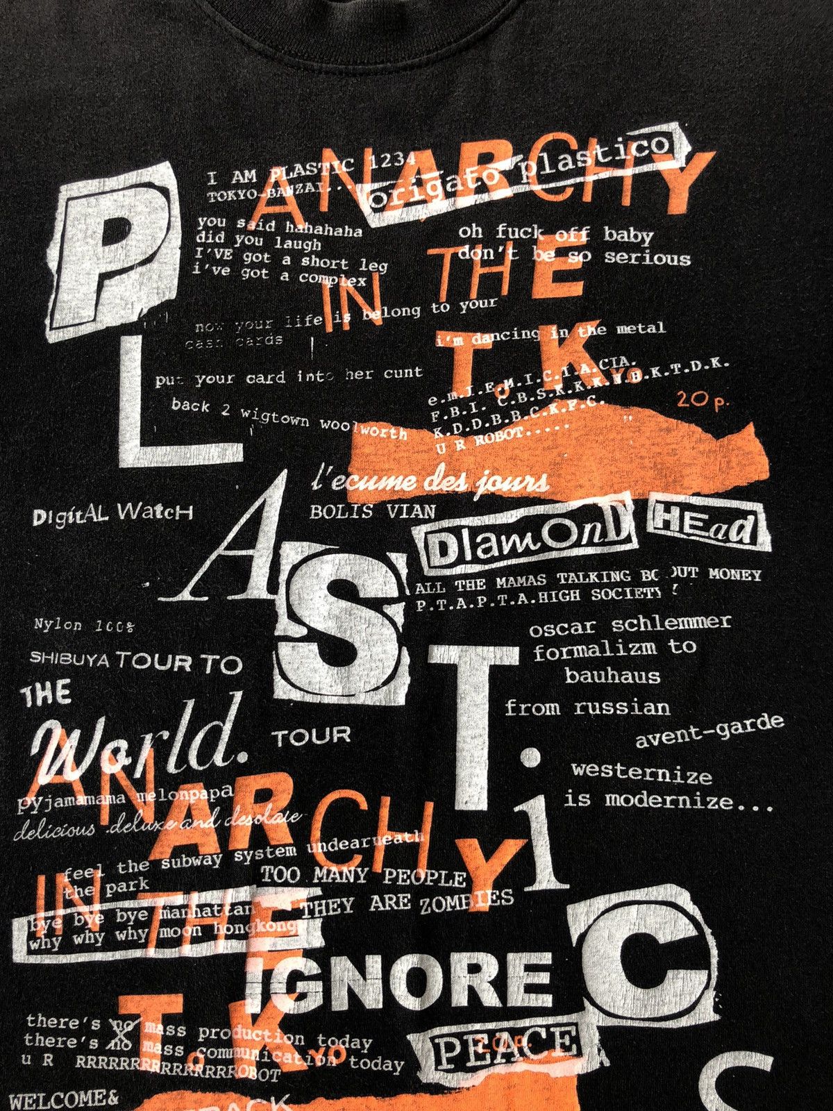 Band Tees RARE🔥Rockhard 🇬🇧 Plastics Anarchy Seditionary Shirt Size US M / EU 48-50 / 2 - 7 Thumbnail