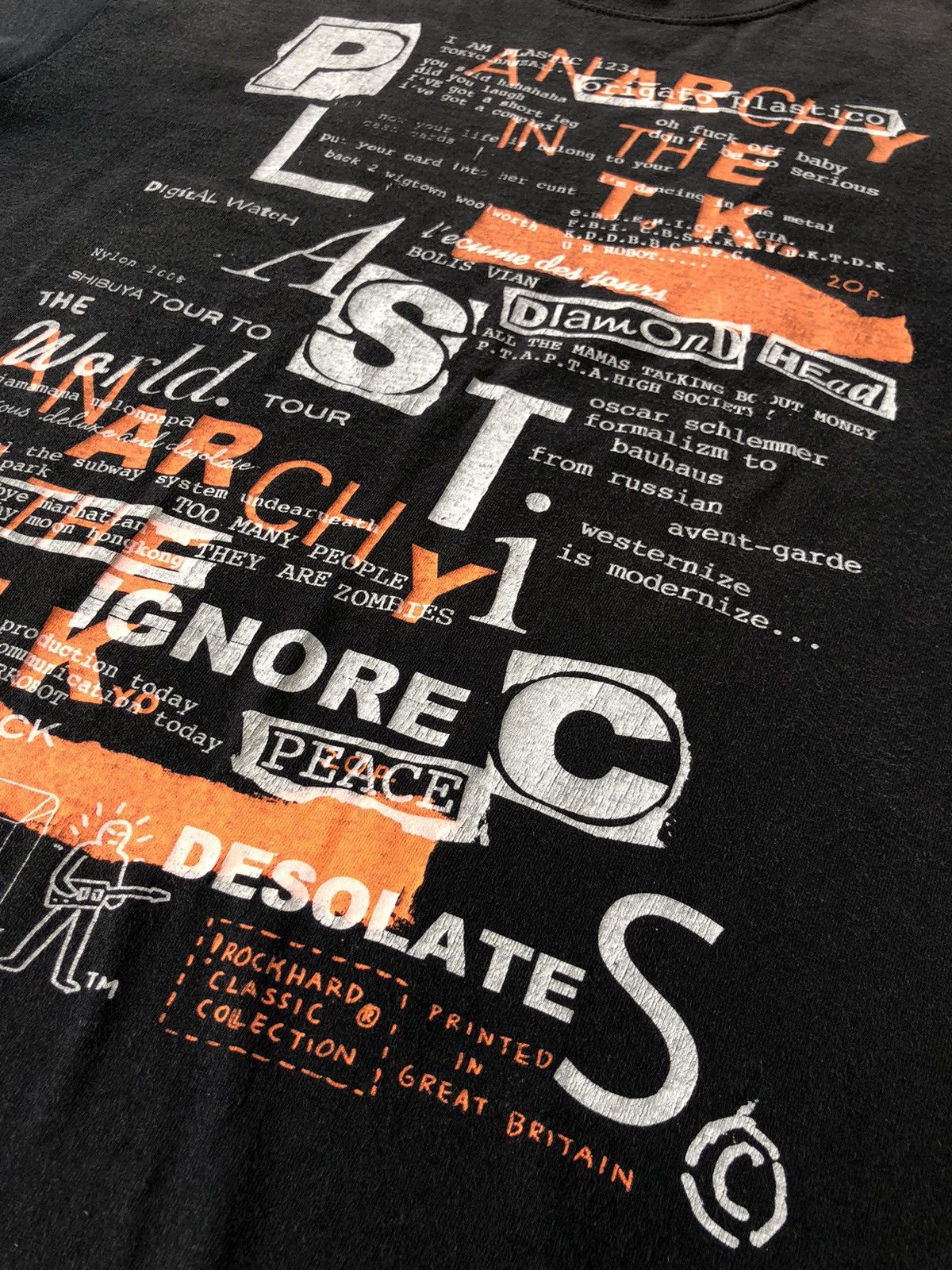 Band Tees RARE🔥Rockhard 🇬🇧 Plastics Anarchy Seditionary Shirt Size US M / EU 48-50 / 2 - 2 Thumbnail