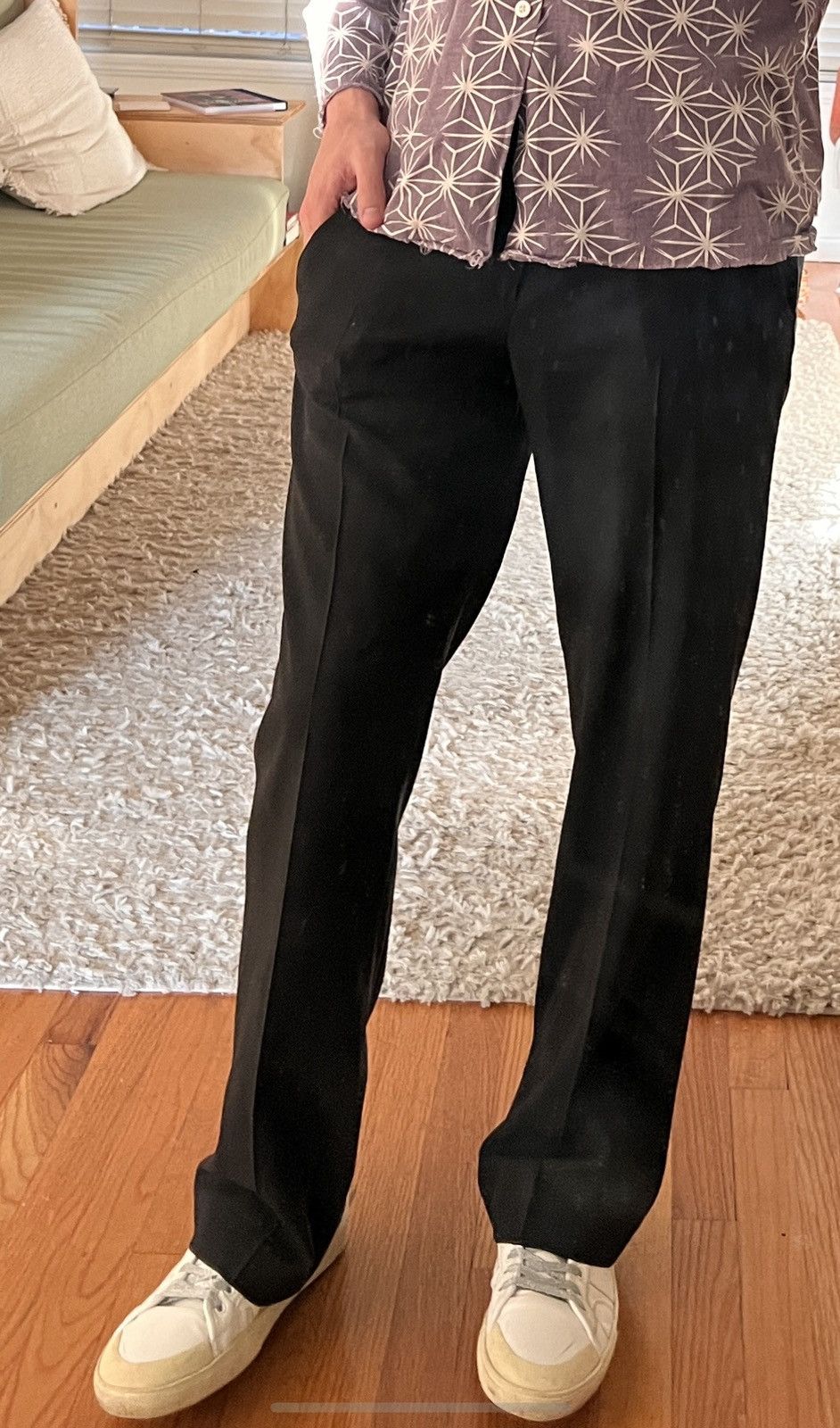 Helmut Lang Helmut Lang Flare Thin Pants Size US 30 / EU 46 - 6 Thumbnail