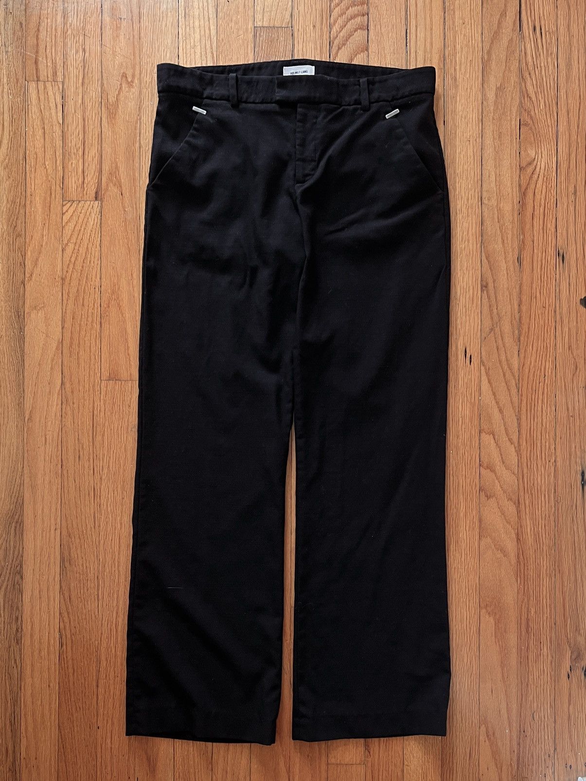 Helmut Lang Helmut Lang Flare Thin Pants Size US 30 / EU 46 - 1 Thumbnail