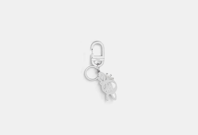Dior × Travis Scott o1w1odb1y Key Ring in Silver-Finish Brass Size ONE SIZE - 2 Thumbnail