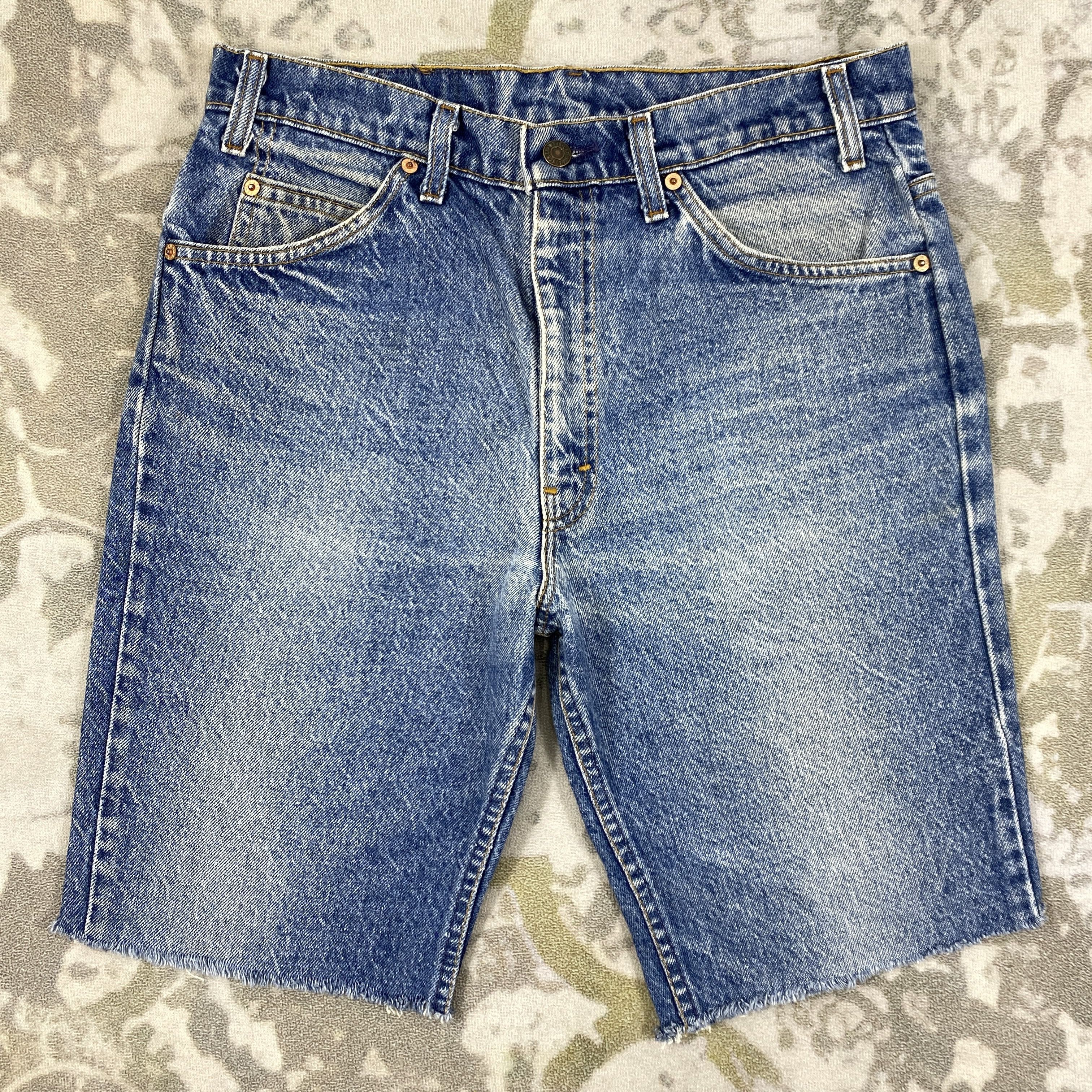 Vintage Orange Tab Levi's 517 Short Jeans 33x10.5 -JN2726