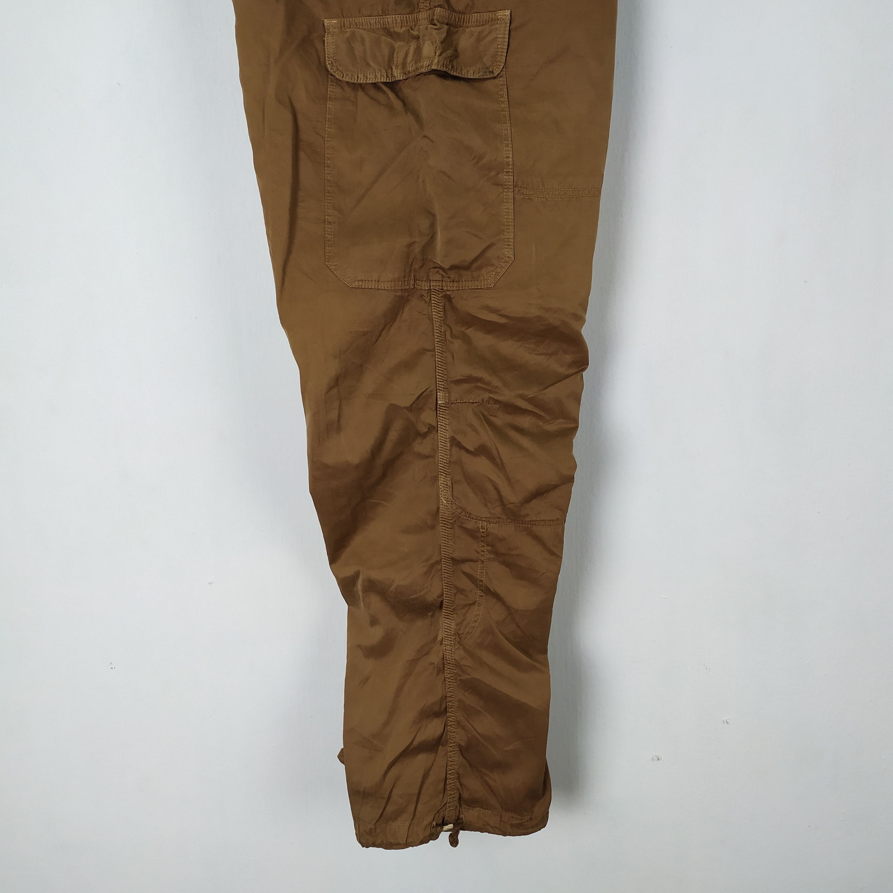 Japanese Brand VINTAGE JAPANESE FADED BROWN CARGO PANTS Size US 34 / EU 50 - 9 Thumbnail