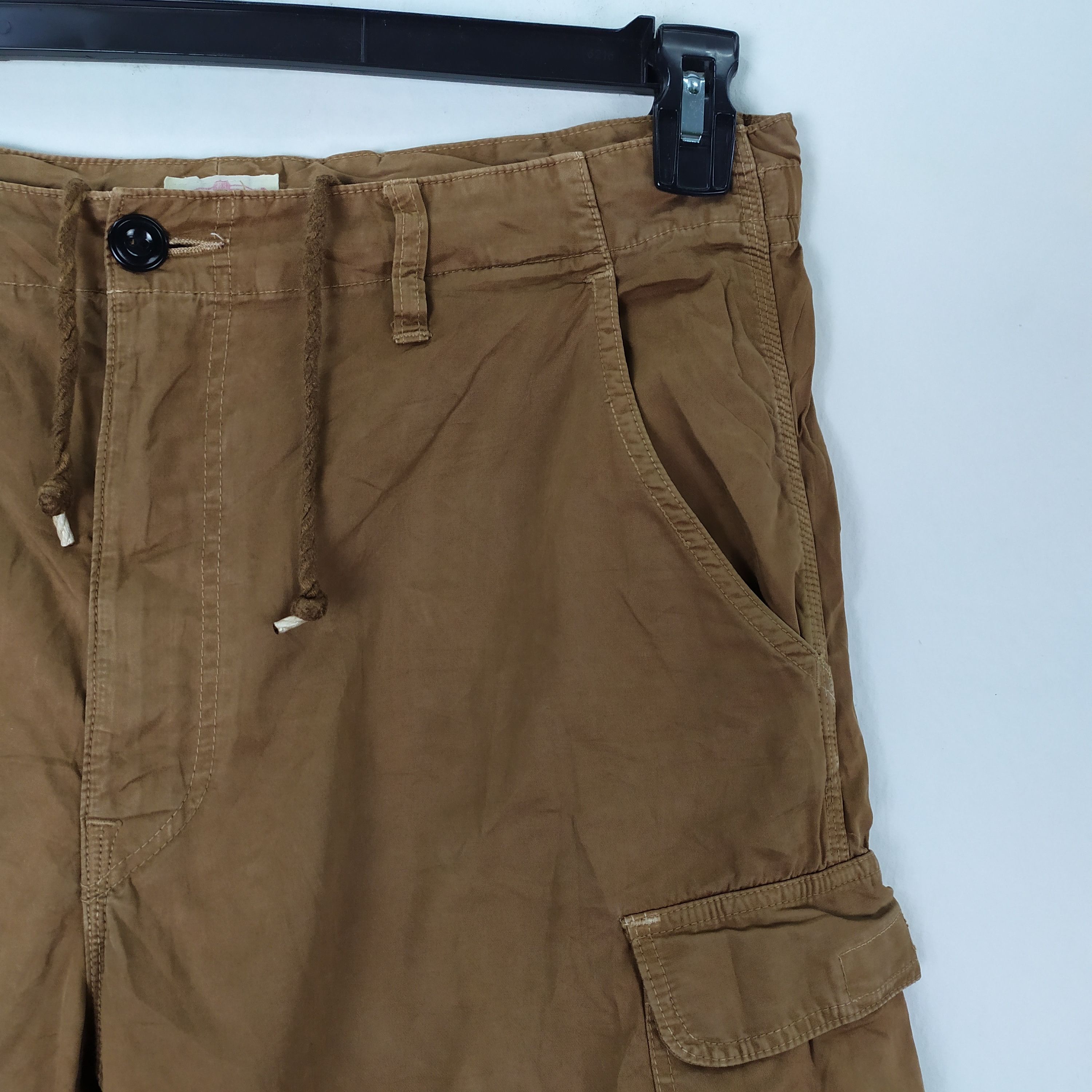 Japanese Brand VINTAGE JAPANESE FADED BROWN CARGO PANTS Size US 34 / EU 50 - 2 Thumbnail