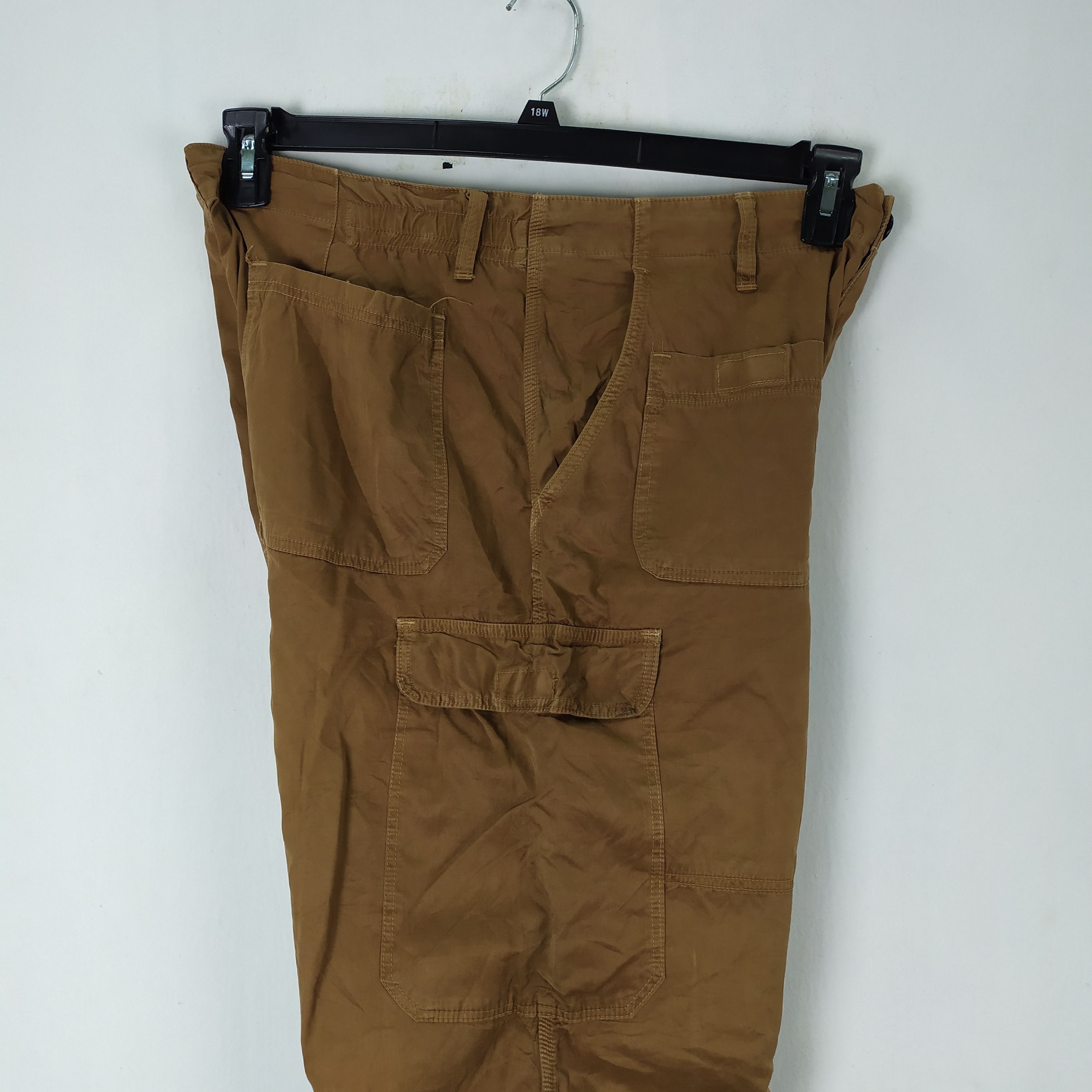 Japanese Brand VINTAGE JAPANESE FADED BROWN CARGO PANTS Size US 34 / EU 50 - 10 Thumbnail