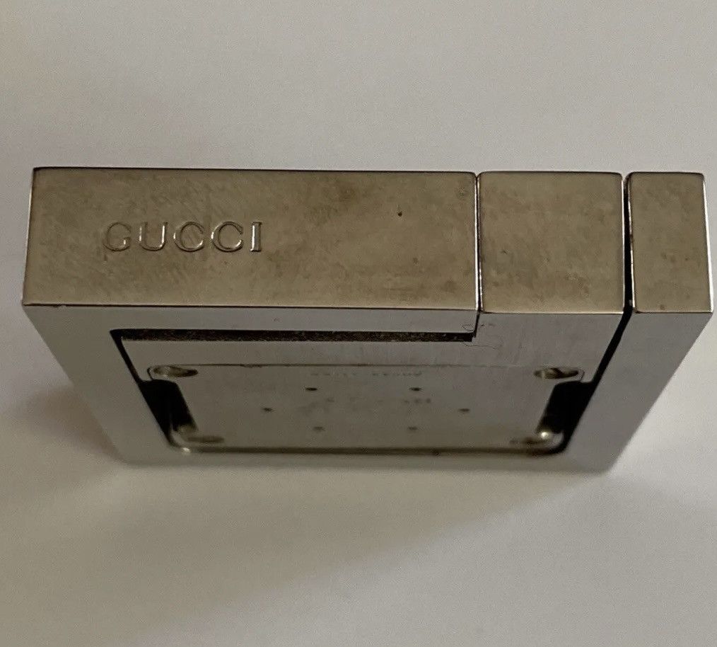 Gucci Gucci Travel Clock W/Leather Case -Retail $1100 Size ONE SIZE - 7 Thumbnail