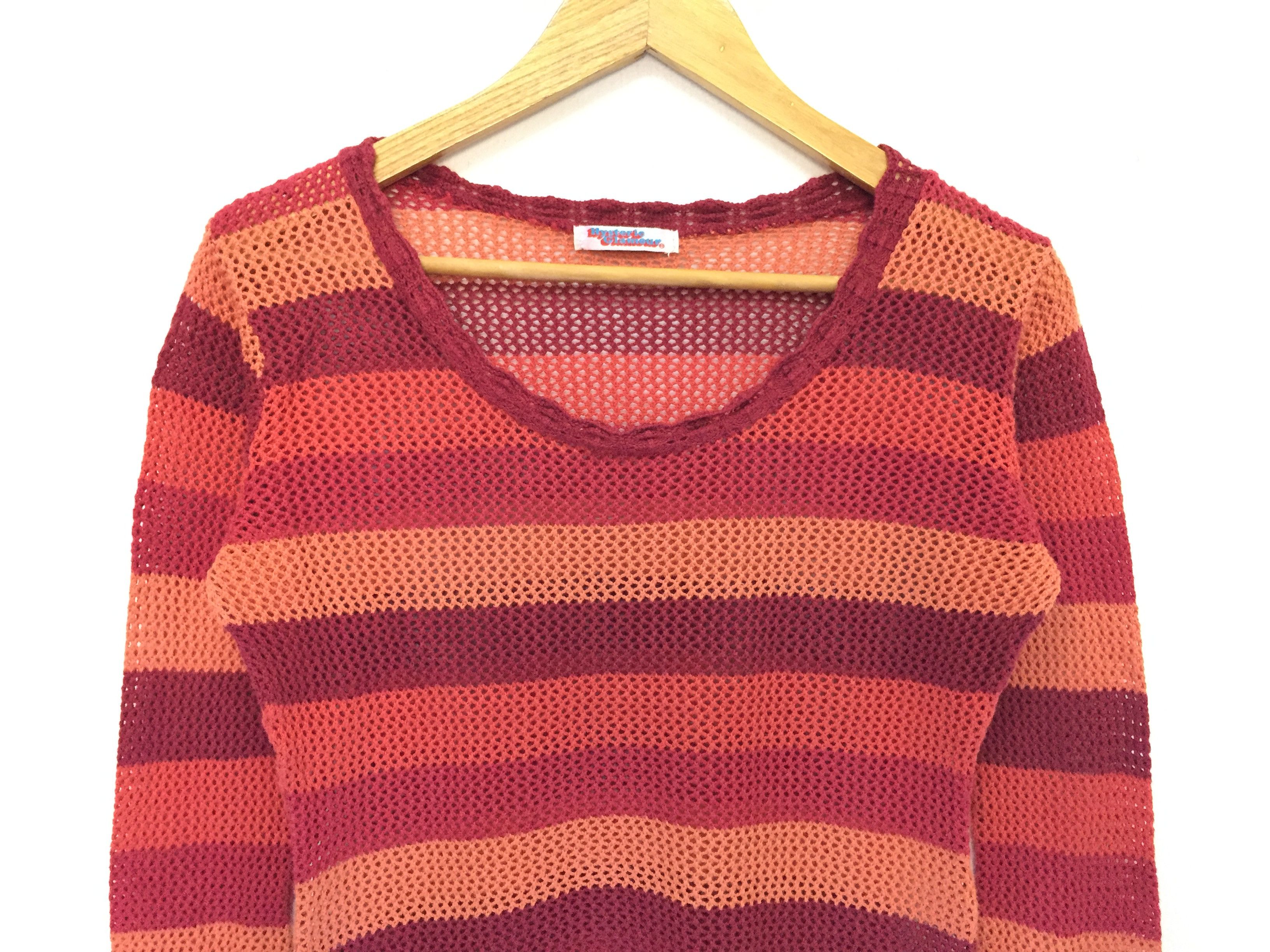 Hysteric Glamour 90's Hysteric Glamour Seditionaries mesh stripe Size M / US 6-8 / IT 42-44 - 3 Thumbnail