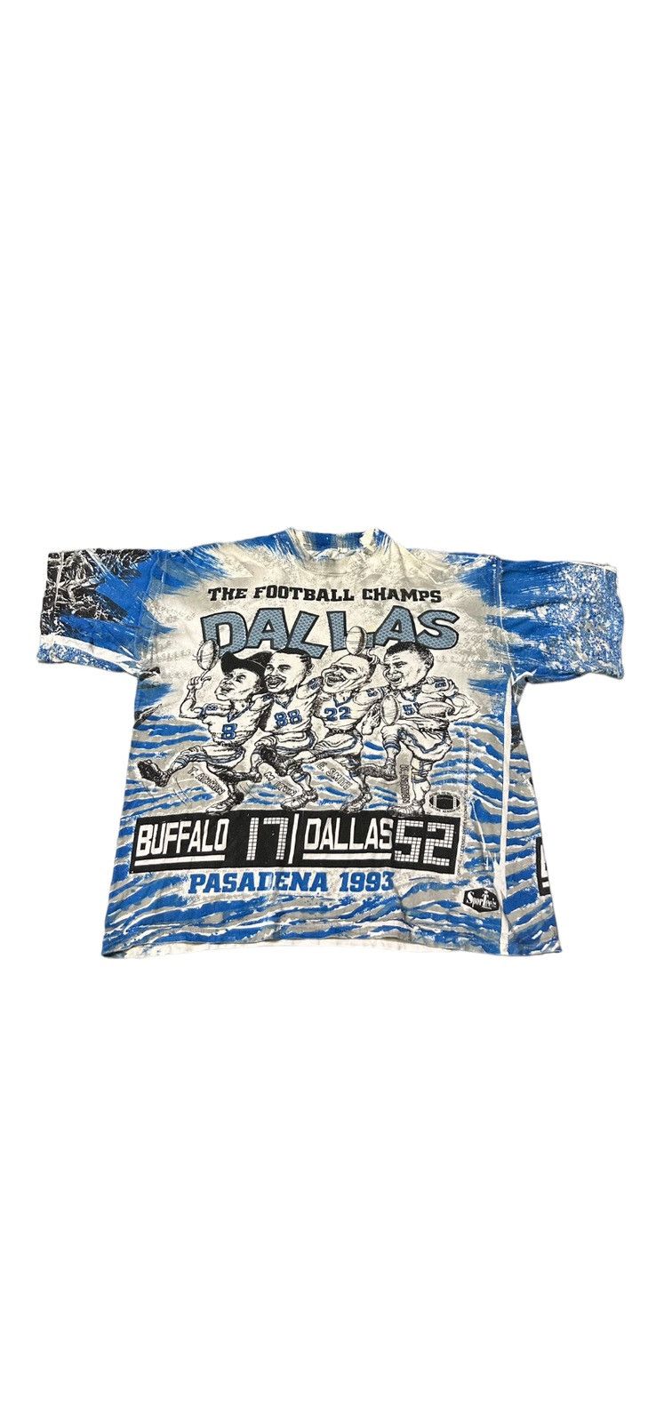 image of Nfl x Vintage Dallas Cowboys 1993 Championship T-Shirt in Mixed, Men's (Size XL)