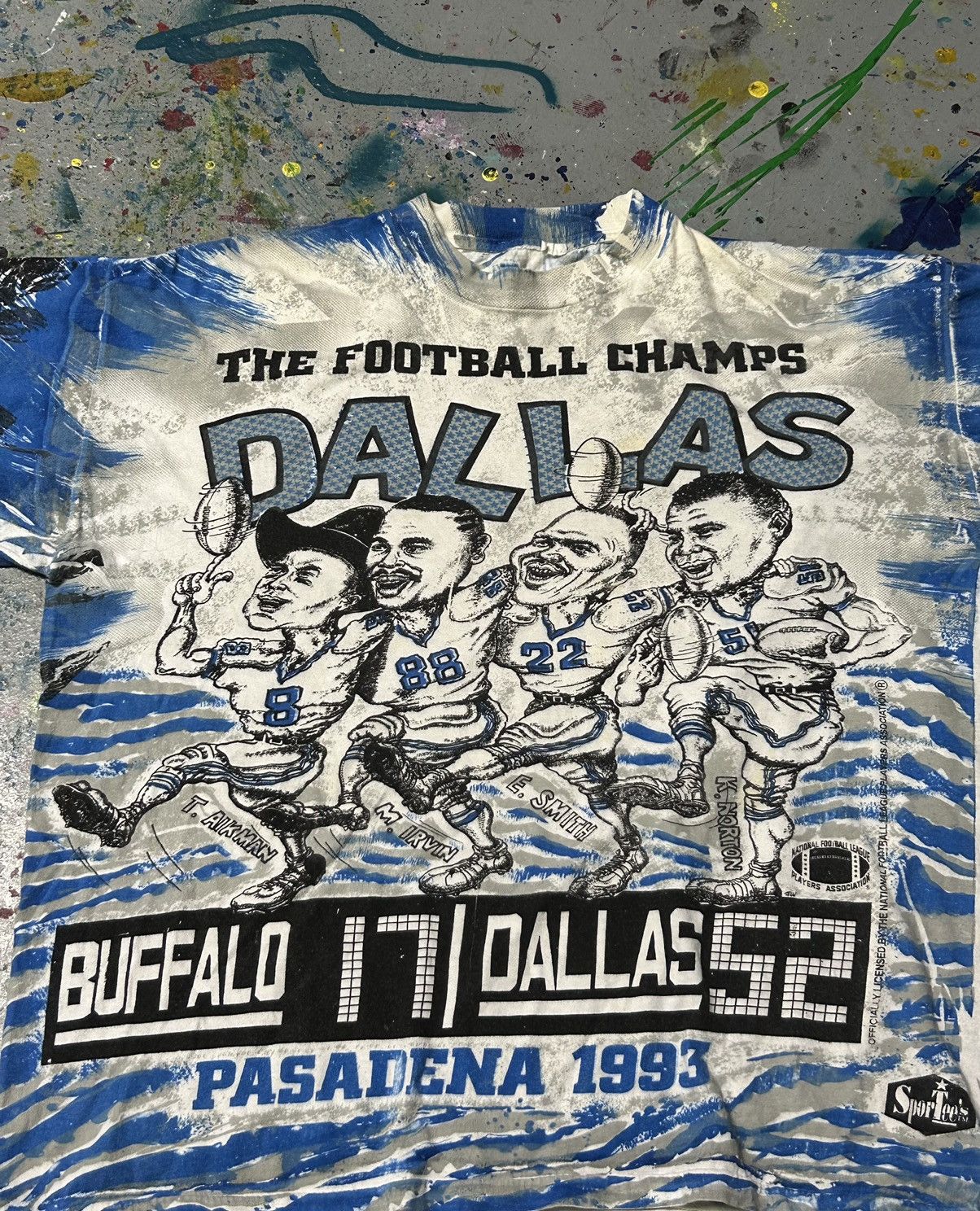 NFL × Vintage Dallas Cowboys 1993 championship T-shirt Size US XL / EU 56 / 4 - 5 Thumbnail