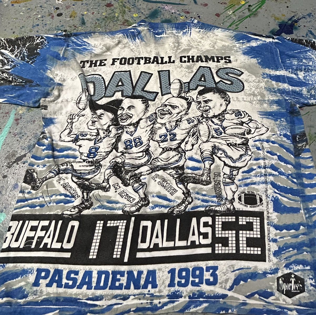 NFL × Vintage Dallas Cowboys 1993 championship T-shirt Size US XL / EU 56 / 4 - 6 Thumbnail