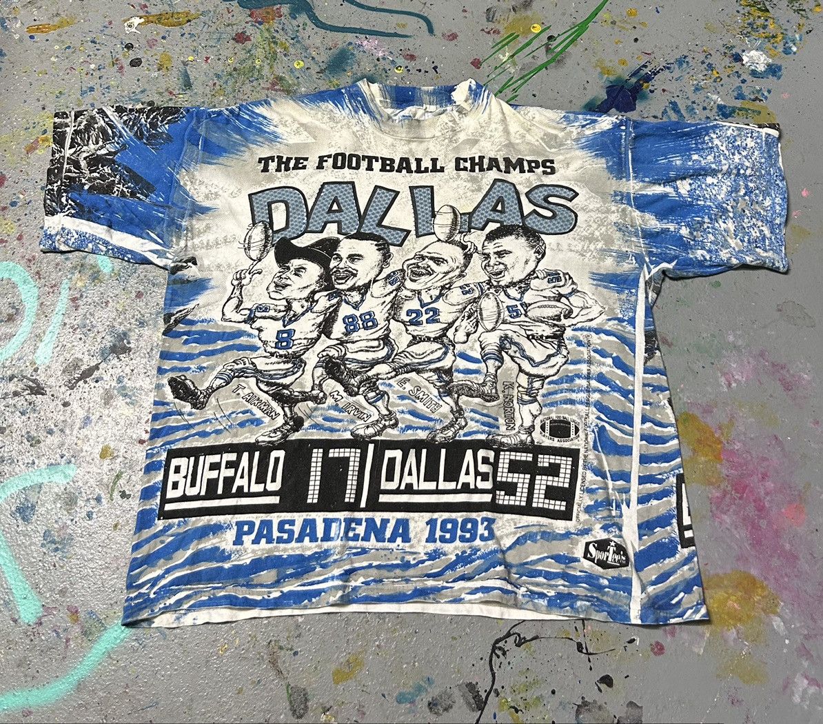 NFL × Vintage Dallas Cowboys 1993 championship T-shirt Size US XL / EU 56 / 4 - 3 Thumbnail