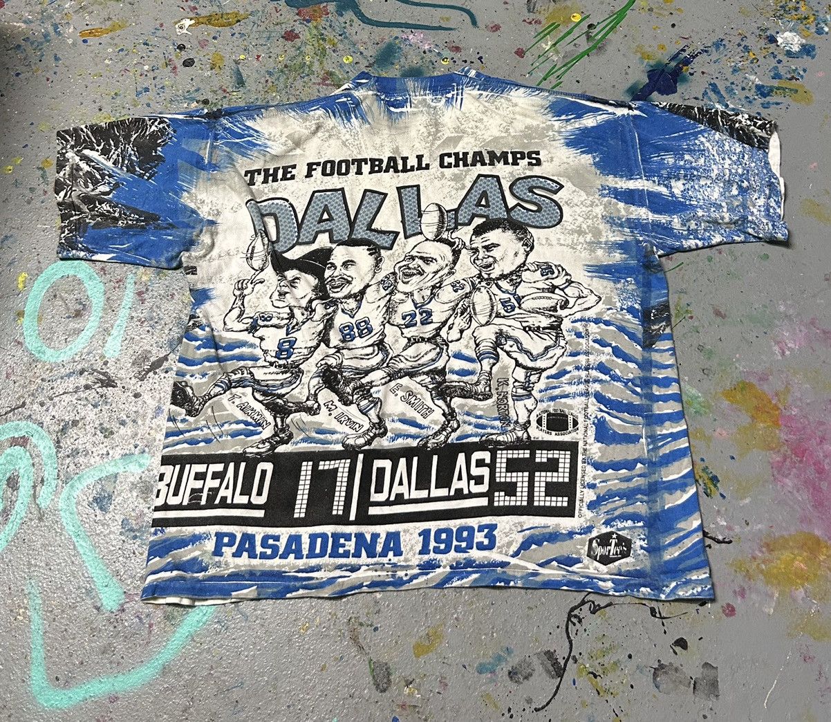 NFL × Vintage Dallas Cowboys 1993 championship T-shirt Size US XL / EU 56 / 4 - 4 Thumbnail