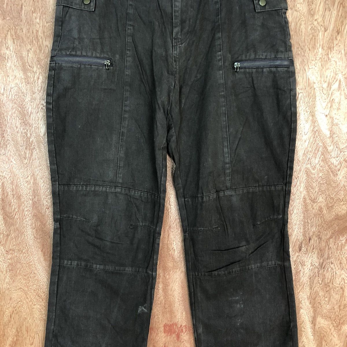Japanese Brand DLL Japan Brown Multipocket Cargo Pants #2150 Size US 33 - 4 Thumbnail