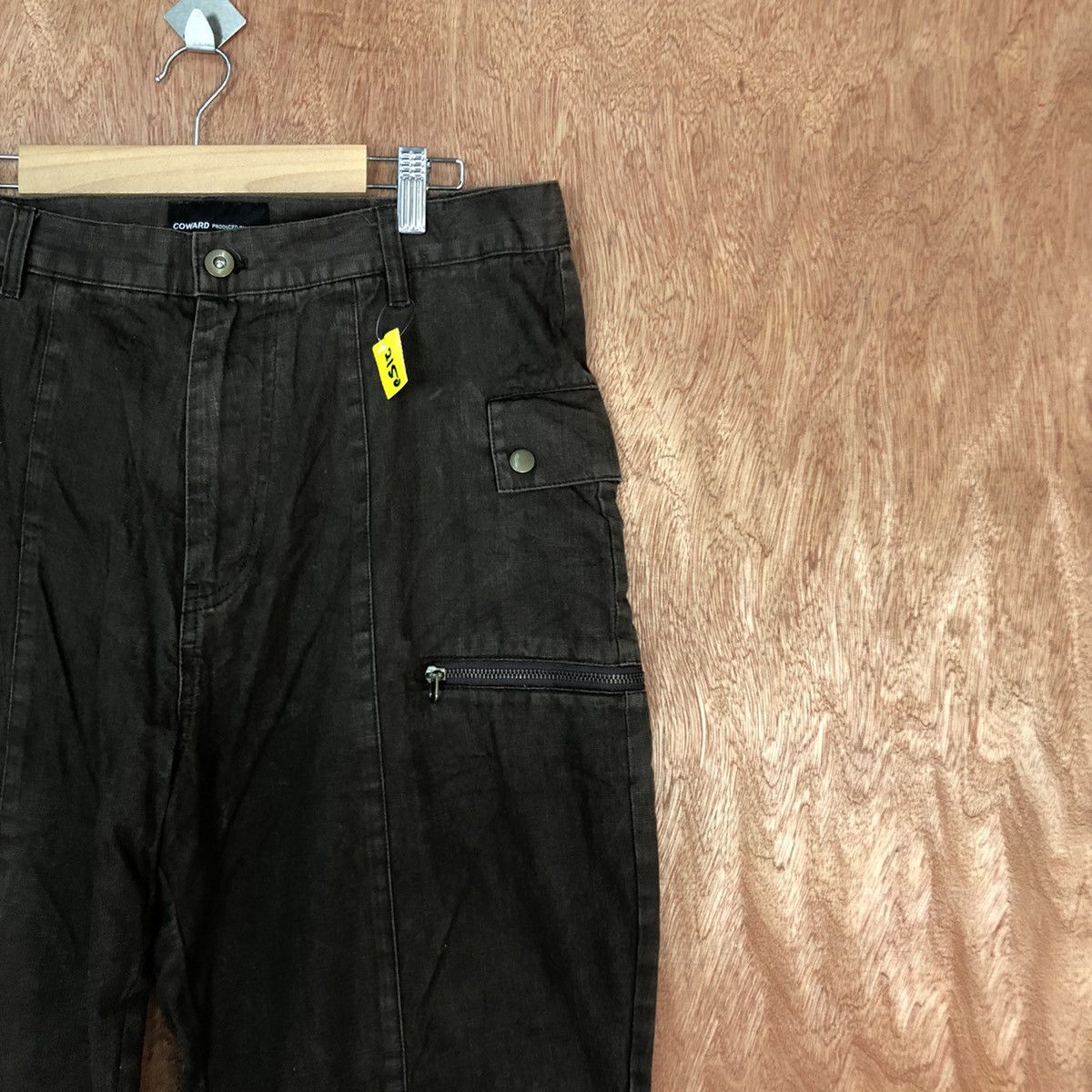 Japanese Brand DLL Japan Brown Multipocket Cargo Pants #2150 Size US 33 - 5 Thumbnail