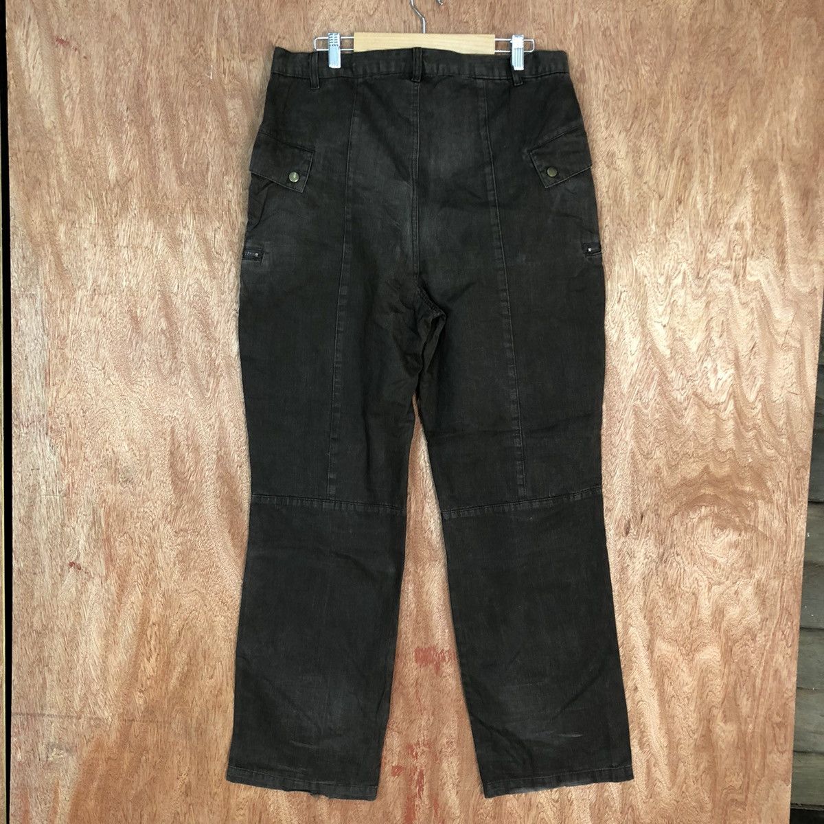 Japanese Brand DLL Japan Brown Multipocket Cargo Pants #2150 Size US 33 - 9 Thumbnail