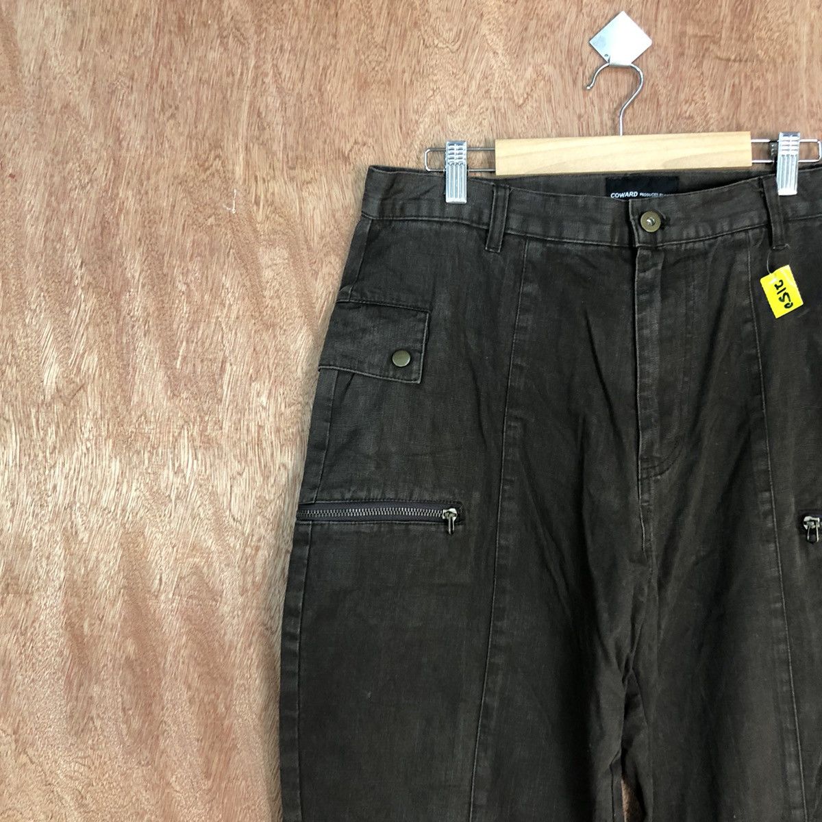 Japanese Brand DLL Japan Brown Multipocket Cargo Pants #2150 Size US 33 - 6 Thumbnail