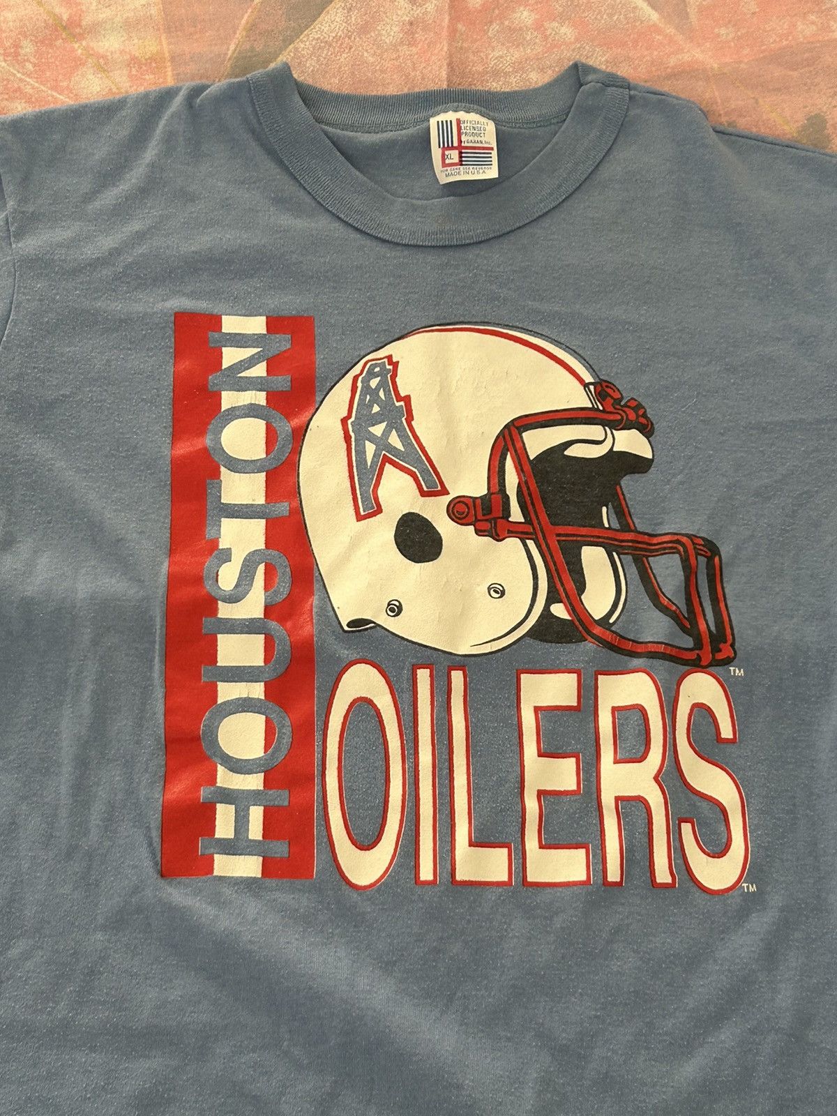 NFL × Vintage Vintage NFL Oilers football team 1980s T-shirt Size US L / EU 52-54 / 3 - 2 Thumbnail