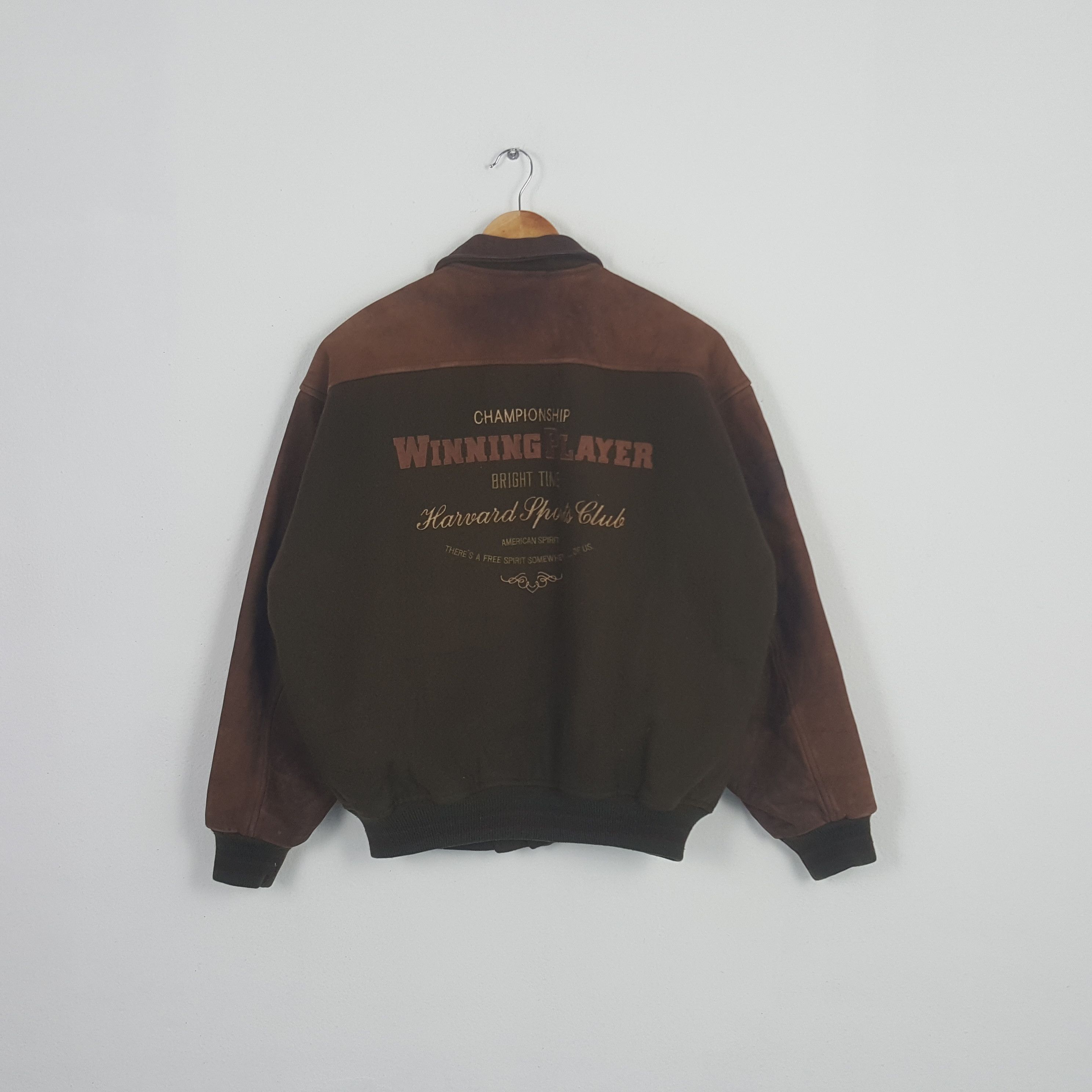 Japanese Brand Vintage Championship Winning Player Versity Jacket Size US L / EU 52-54 / 3 - 1 Thumbnail