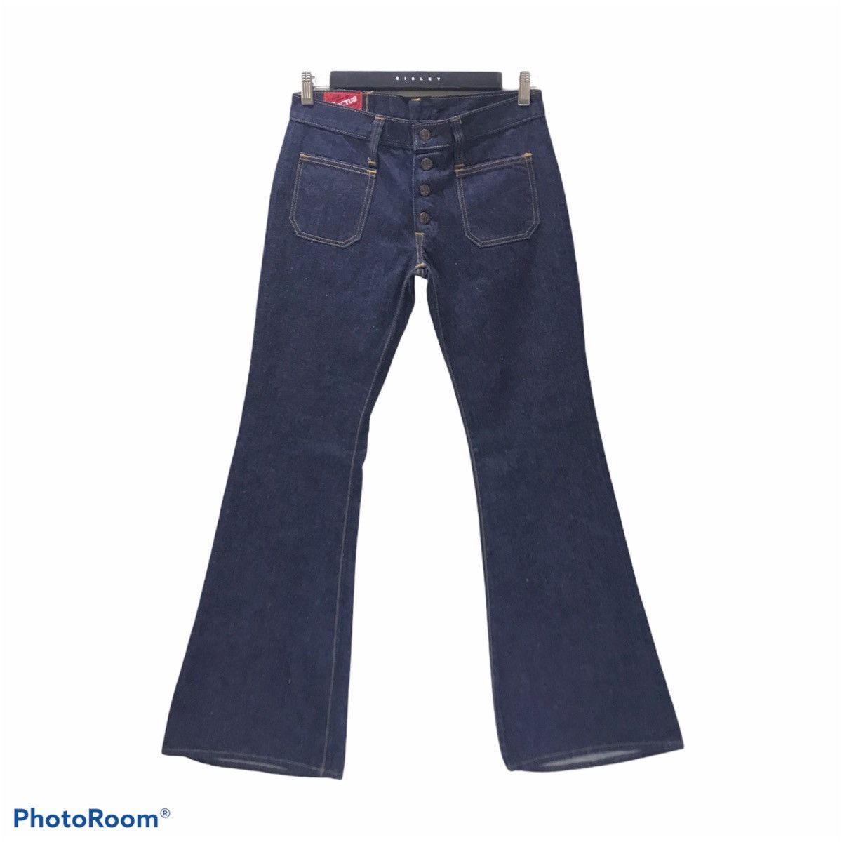 image of Made In USA x Vintage Cactus Denim Bell Bottom Jeans in Blue, Men's (Size 30)