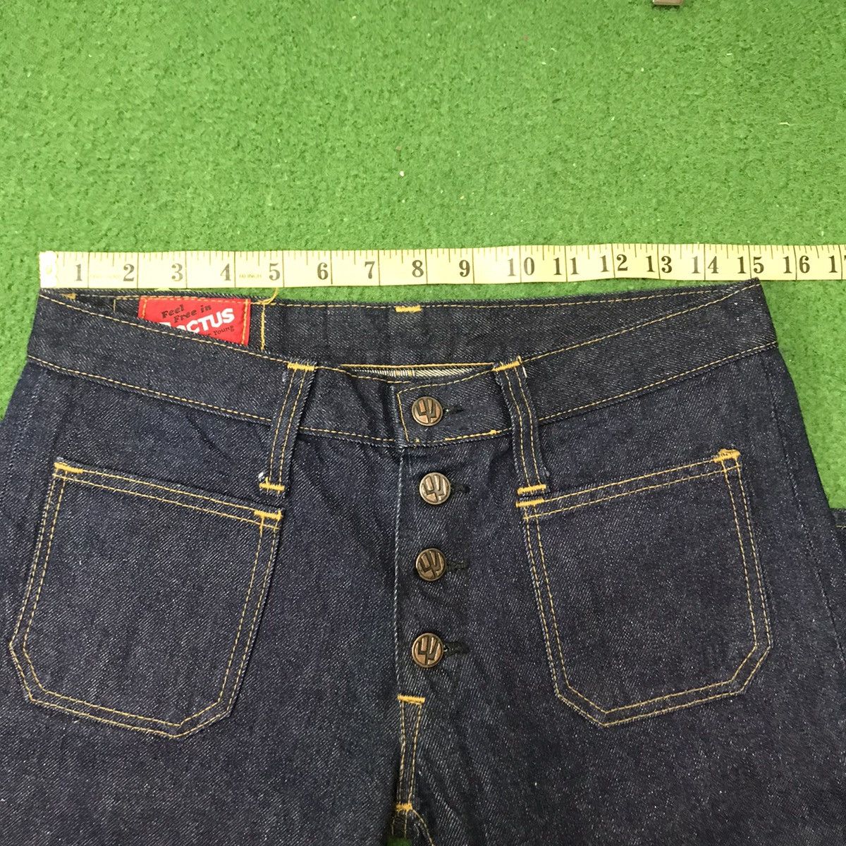 Vintage Vintage Cactus Denim Bell Bottom Jeans Size US 30 / EU 46 - 17 Thumbnail